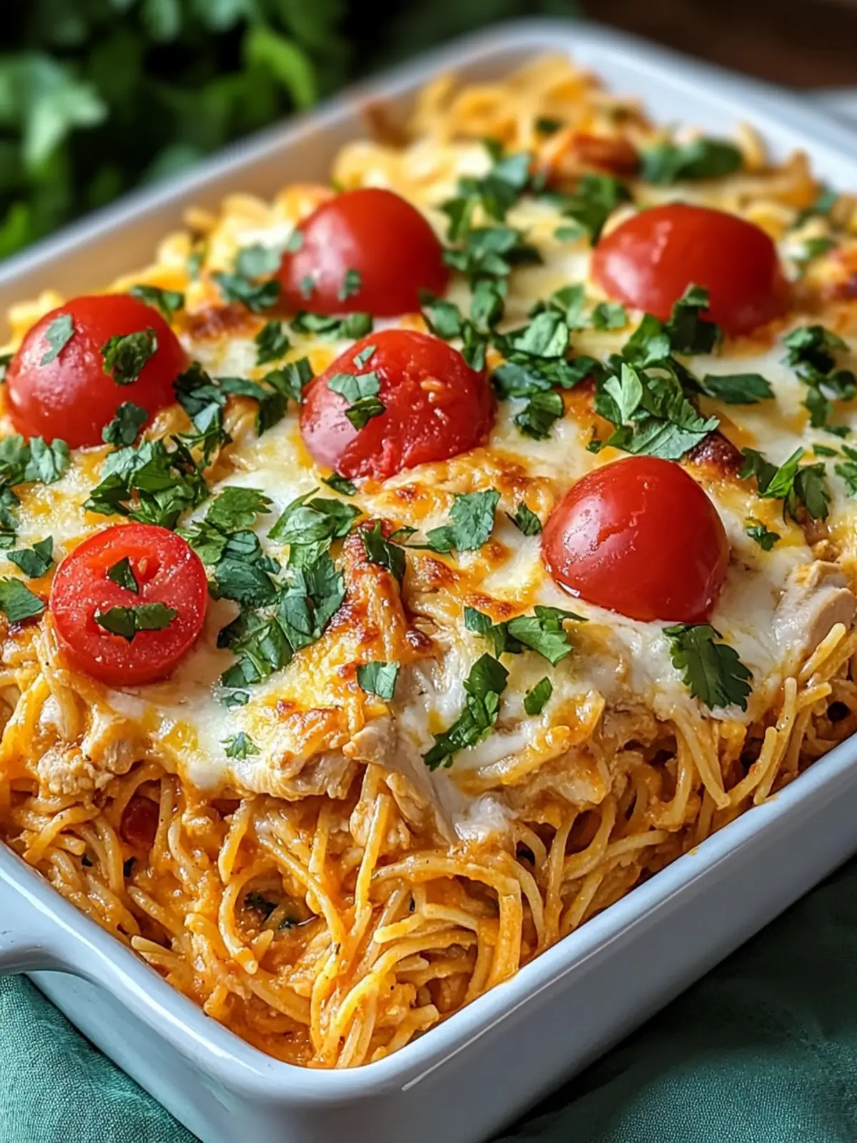 Spicy Southern Chicken Spaghetti Casserole You’ll Crave! 4 Spicy Southern Chicken Spaghetti Casserole