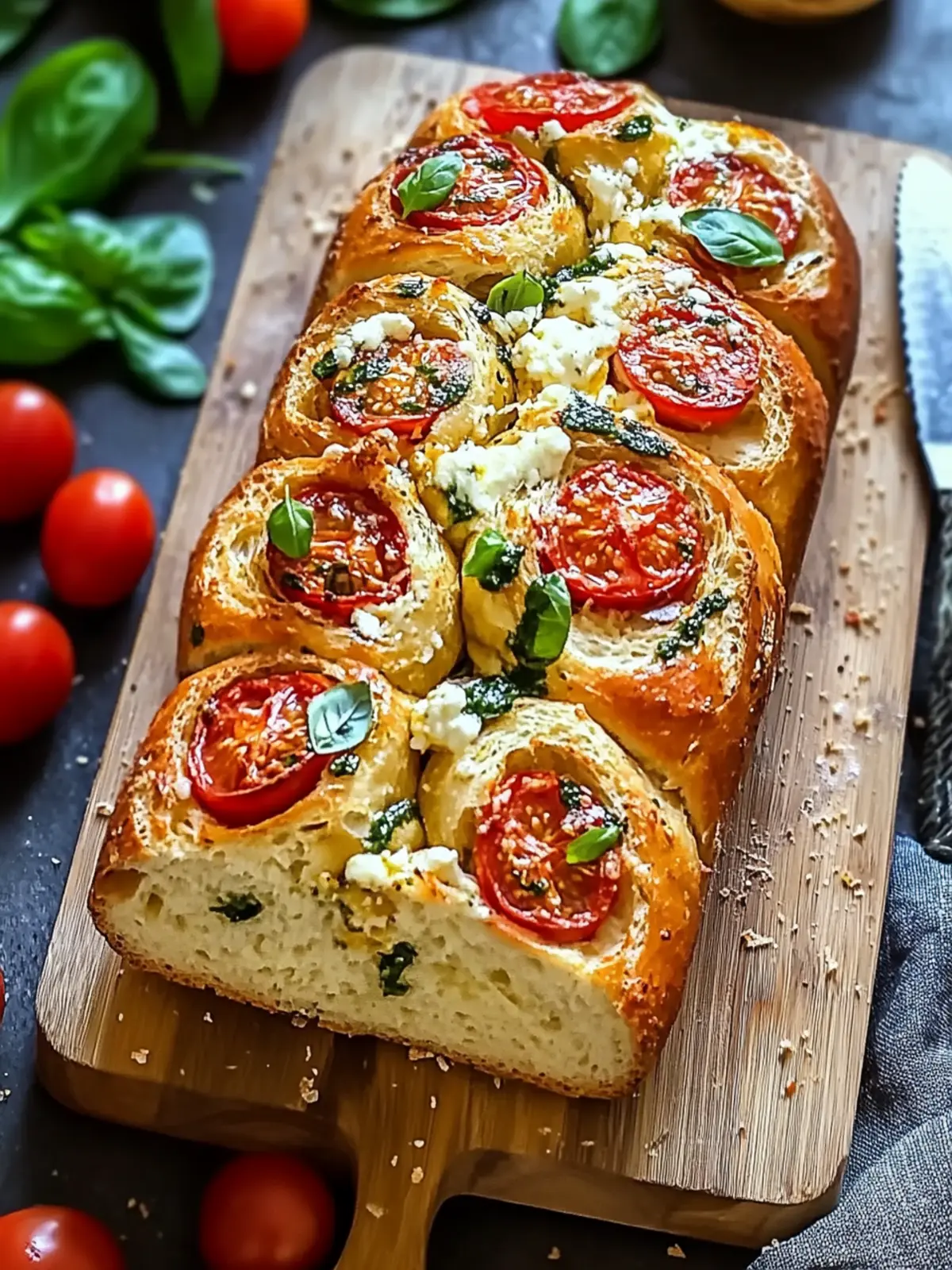 Savory Caprese Bread: Quick, No-Yeast Italian Bliss 2 Caprese Bread