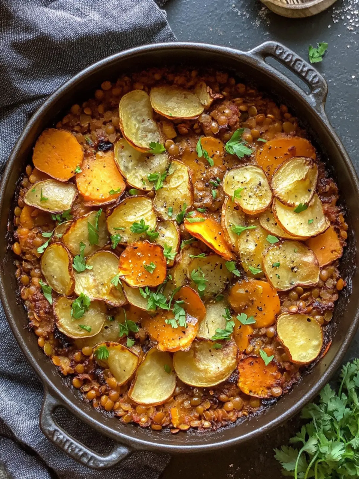 Easy Vegan Hotpot with Lentils: Comfort Food Bliss! 2 Easy Vegan Hotpot with Lentils