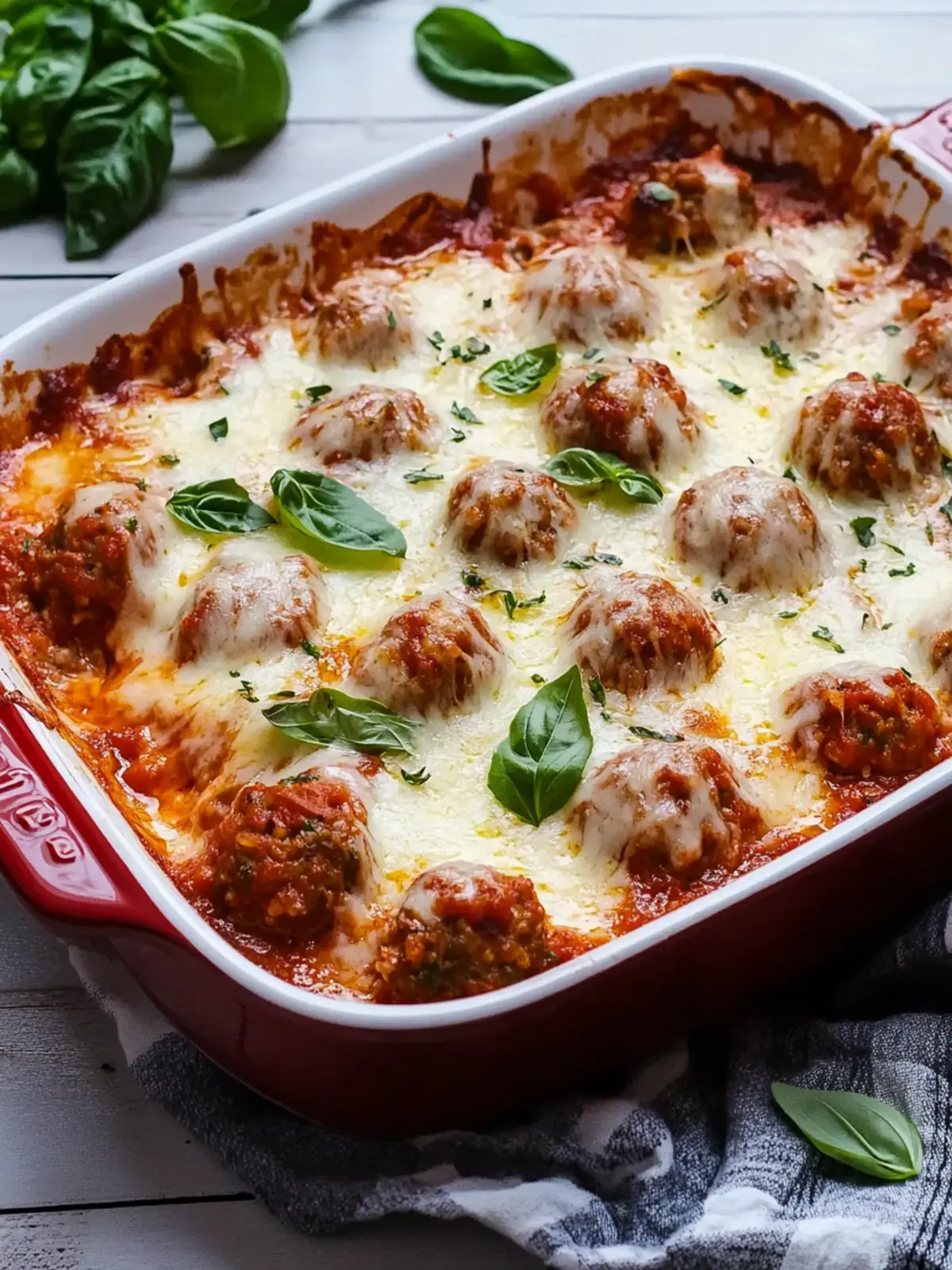 Savory Meatball Parmesan Casserole for Easy Weeknight Dinners 4 Meatball Parmesan Casserole