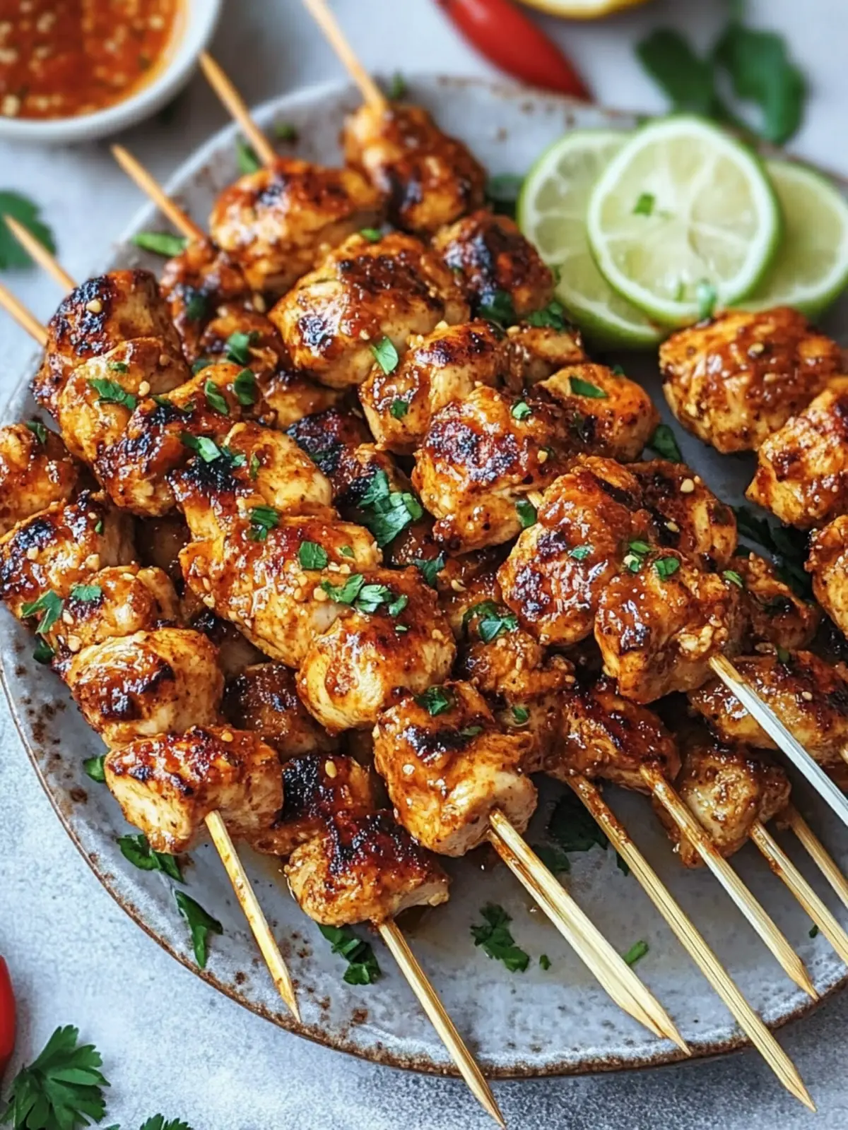 Savory Spicy Chicken Skewers That Steal the BBQ Show 4 Spicy Chicken Skewers
