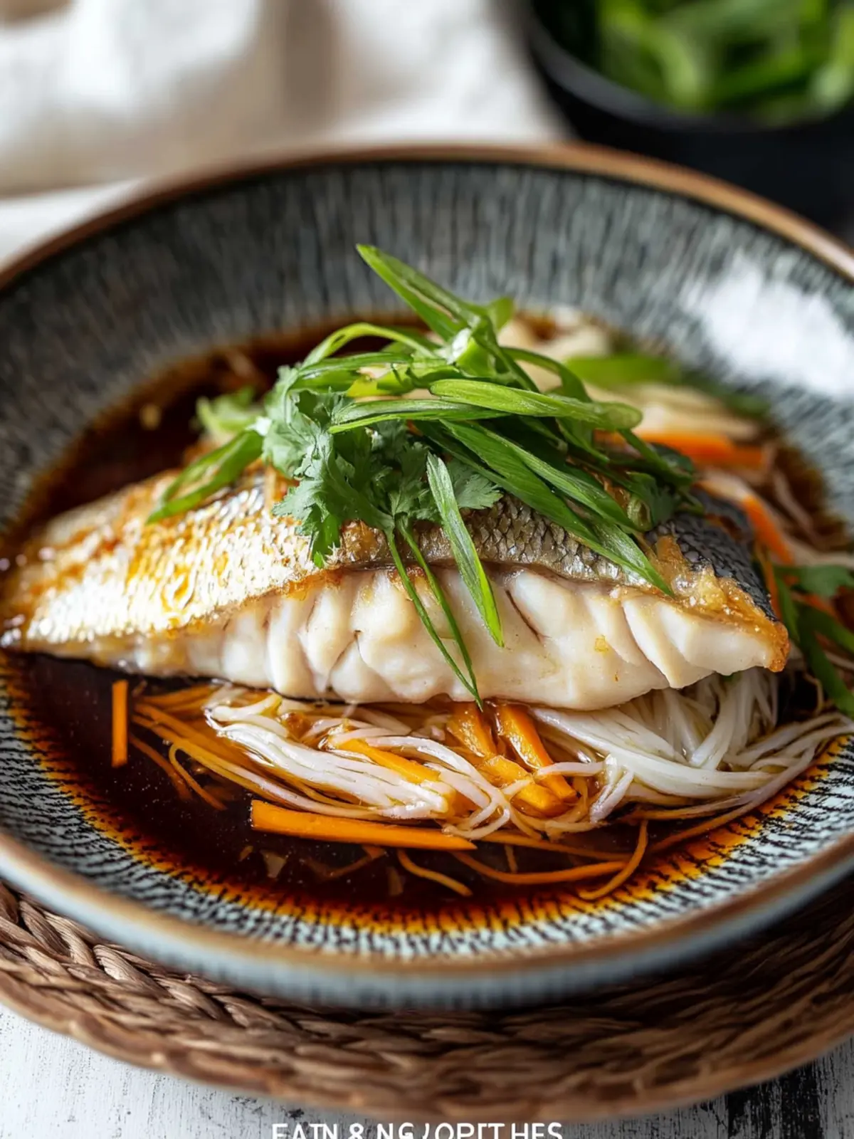 Delicious Steamed Fish with Ginger and Soy Sauce in 30 Minutes 2 Steamed Fish with Ginger and Soy Sauce