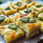 Savor the Spice: Easy Jalapeño Cheese Squares Recipe 2 Jalapeño Cheese Squares