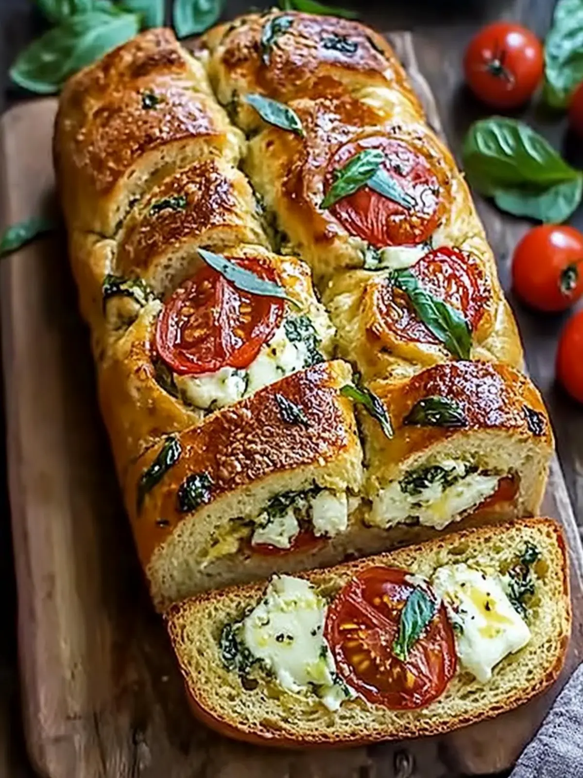 Savory Caprese Bread: Quick, No-Yeast Italian Bliss 5 Caprese Bread