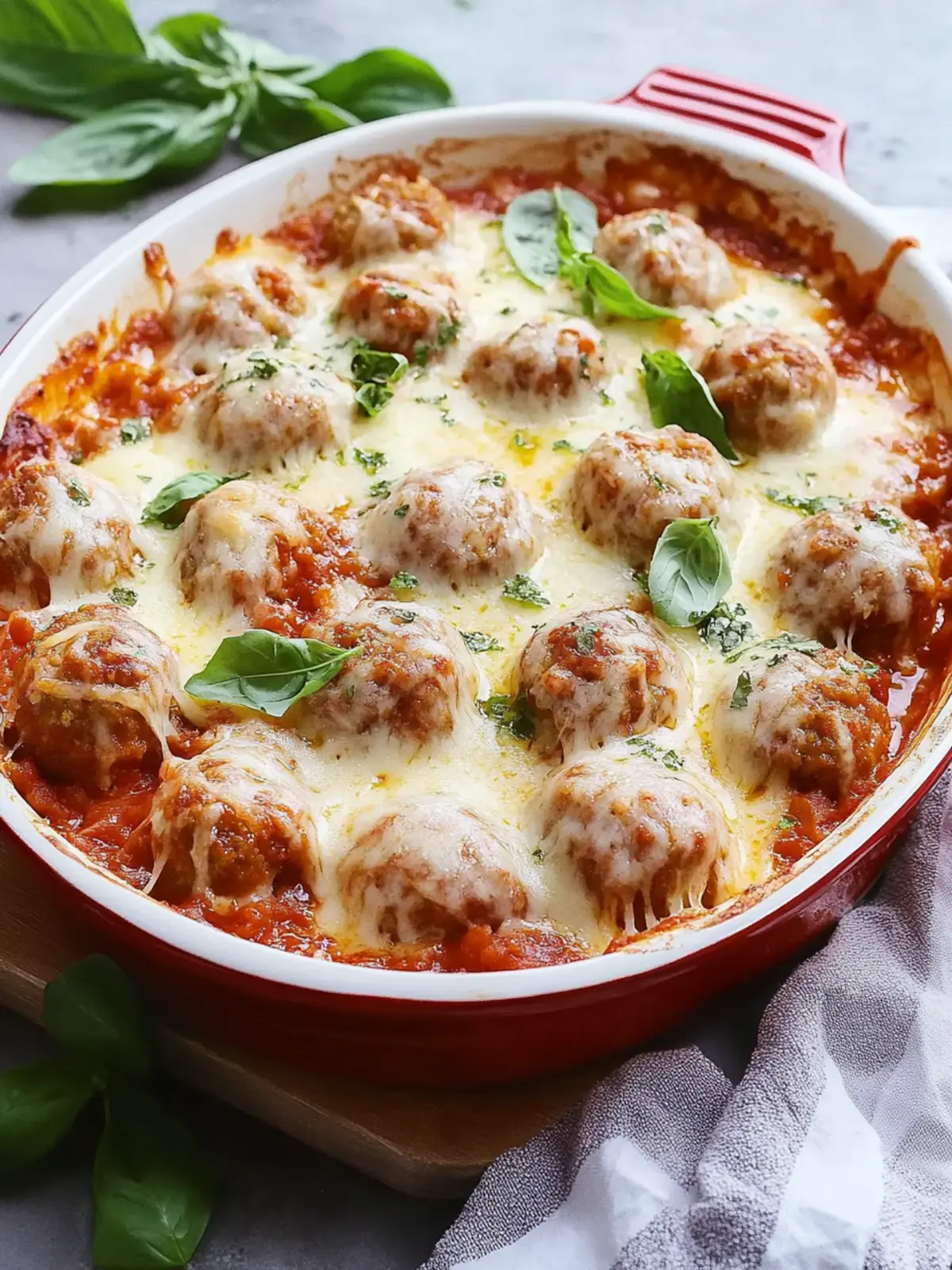 Savory Meatball Parmesan Casserole for Easy Weeknight Dinners 3 Meatball Parmesan Casserole