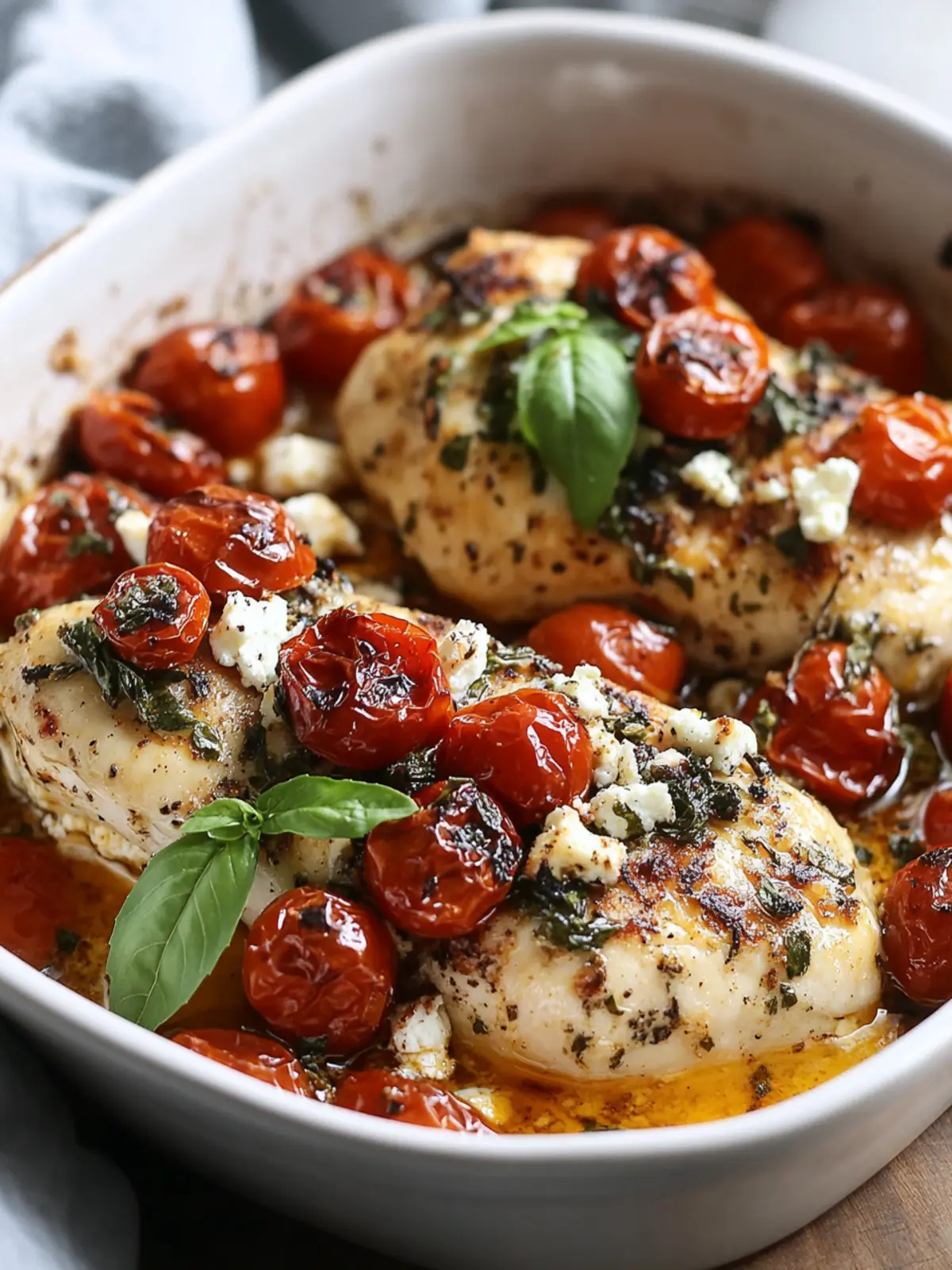 Baked Feta & Tomato Chicken for Effortless Weeknight Bliss 5 Baked Feta & Tomato Chicken
