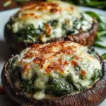 Cheese and Spinach Stuffed Portobellos for a Cozy Dinner Night 9 Cheese and Spinach Stuffed Portobellos