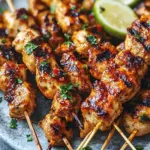 Savory Spicy Chicken Skewers That Steal the BBQ Show 2 Spicy Chicken Skewers