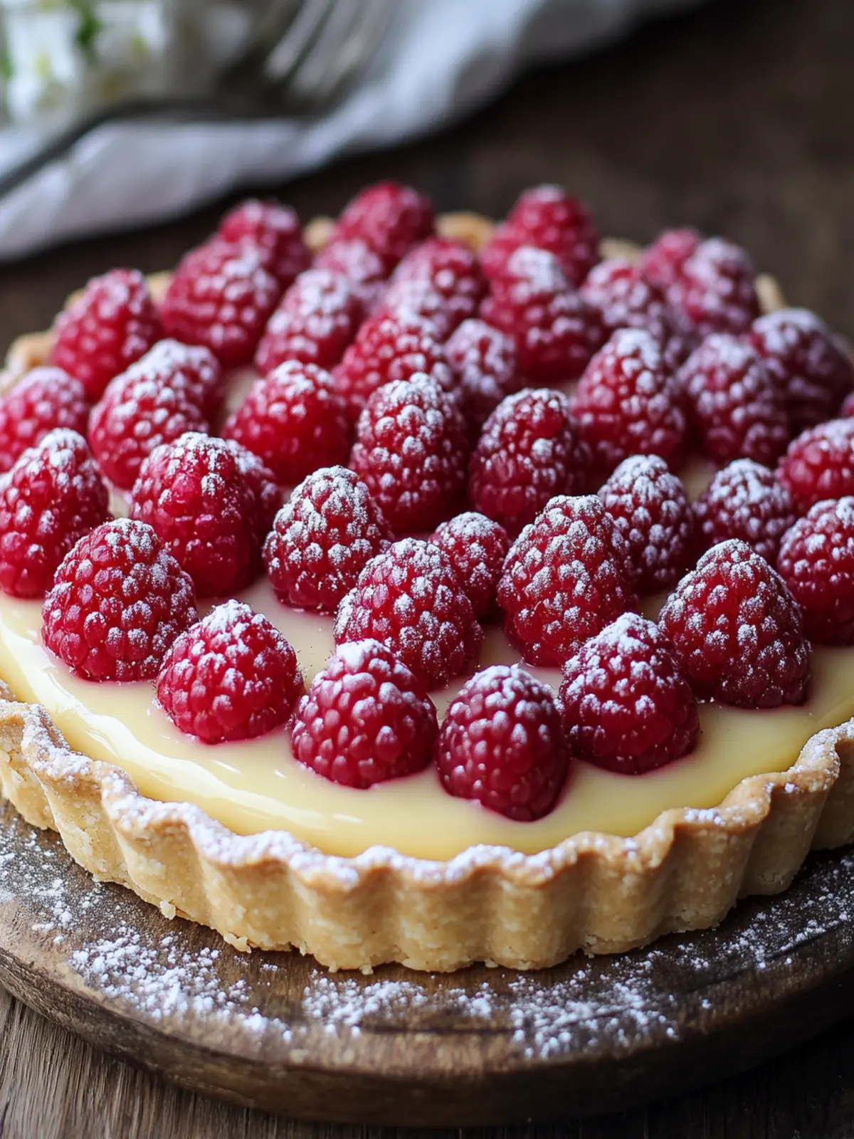Raspberry White Chocolate Tart: Elegant Bliss for Any Occasion 2 Raspberry White Chocolate Tart