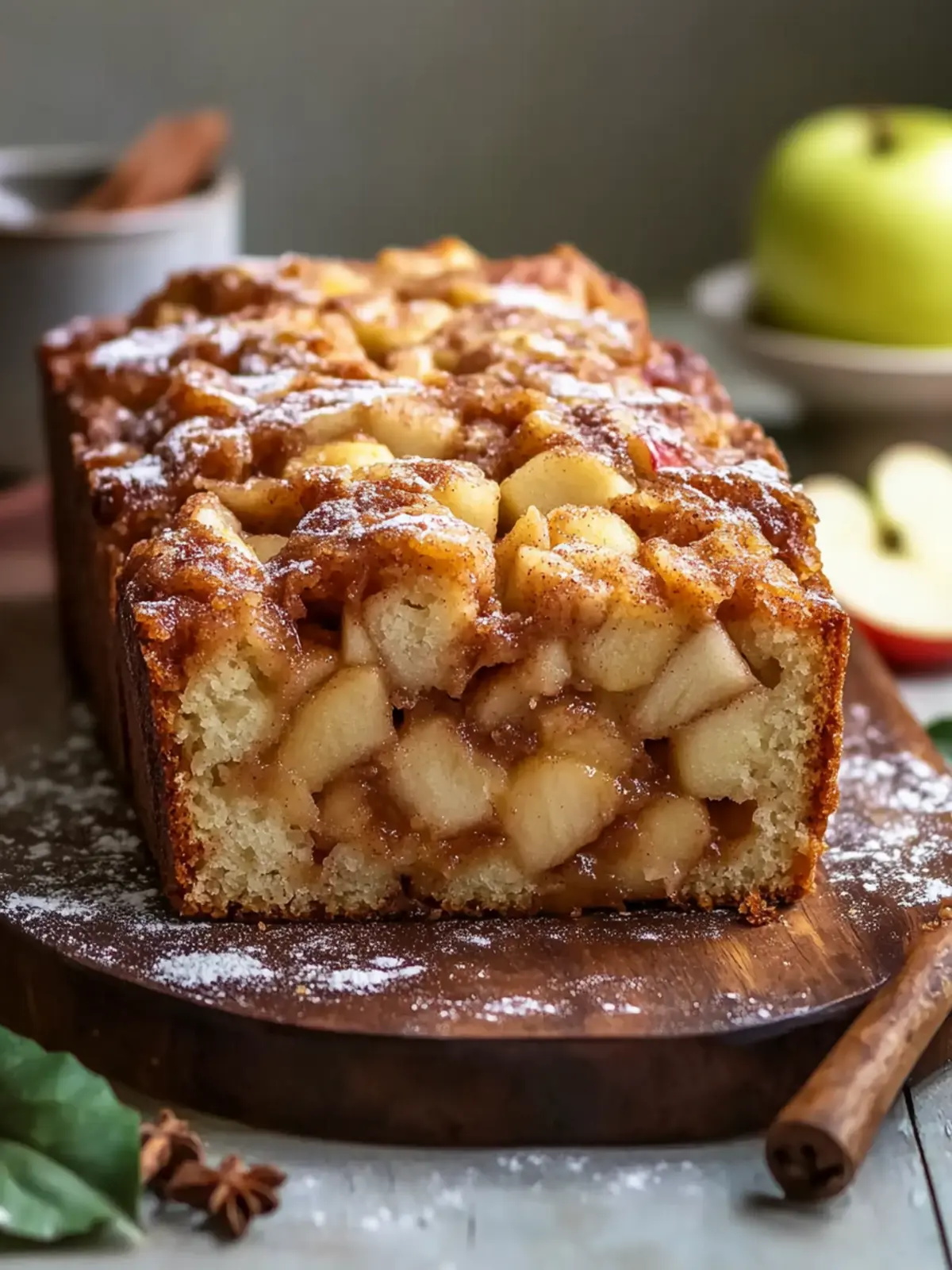 Cinnamon Apple Fritter Bread Loaf for Cozy Mornings at Home 4 Cinnamon Apple Fritter Bread Loaf
