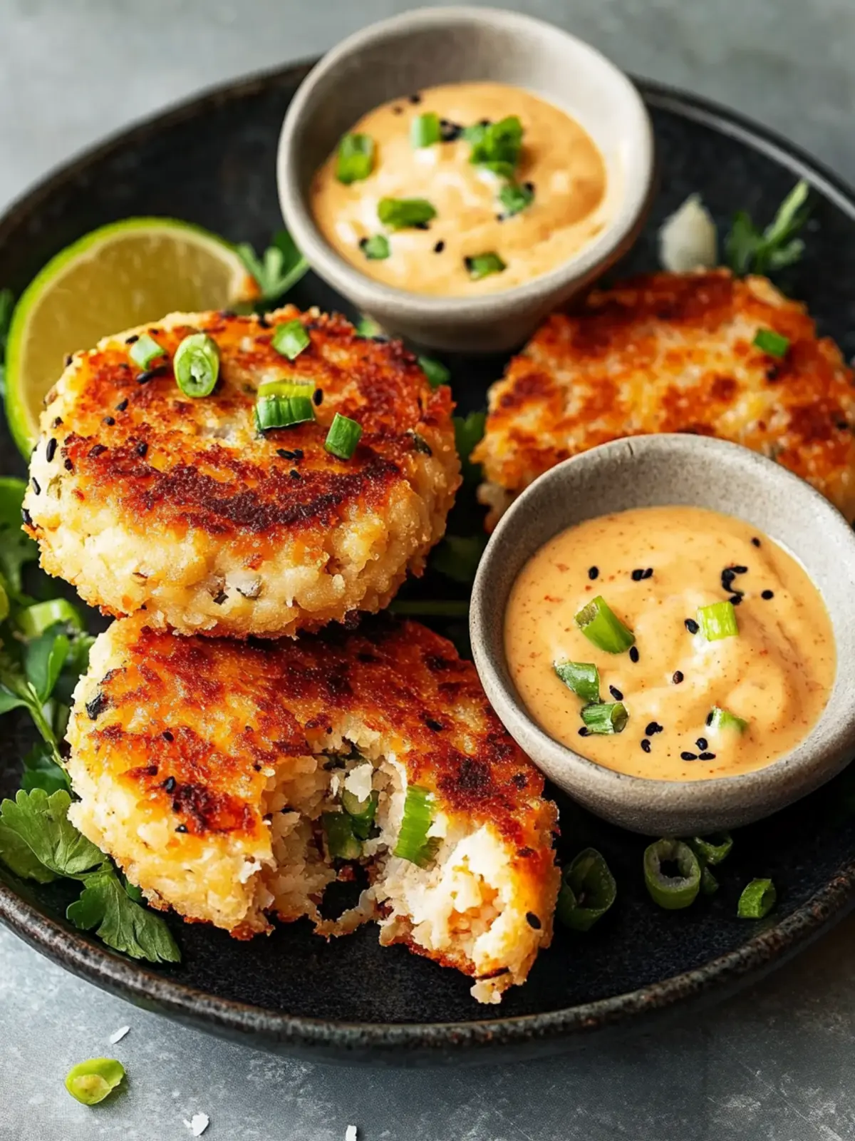 Crispy Asian-Style Tuna Cakes with Spicy Mayo You’ll Adore 5 Asian-Style Tuna Cakes with Spicy Mayo