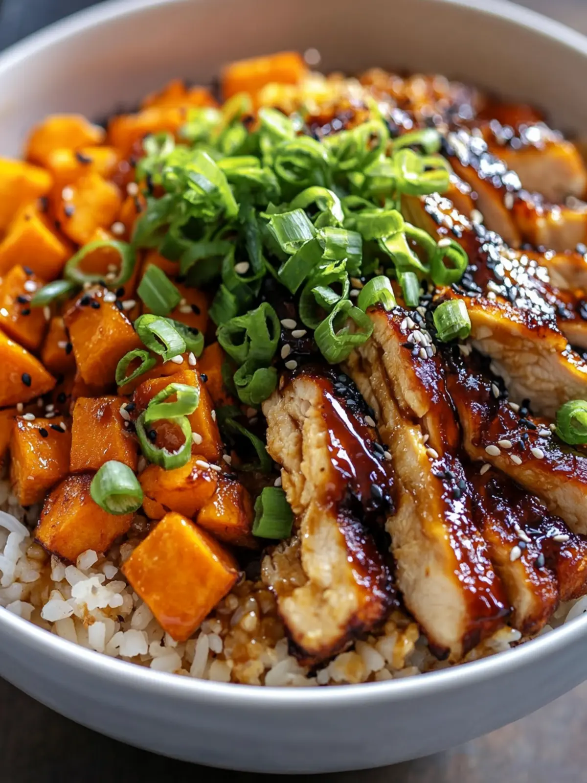 Teriyaki Chicken Sweet Potato Rice Bowl Your New Family Favorite 4 Teriyaki Chicken Sweet Potato Rice Bowl
