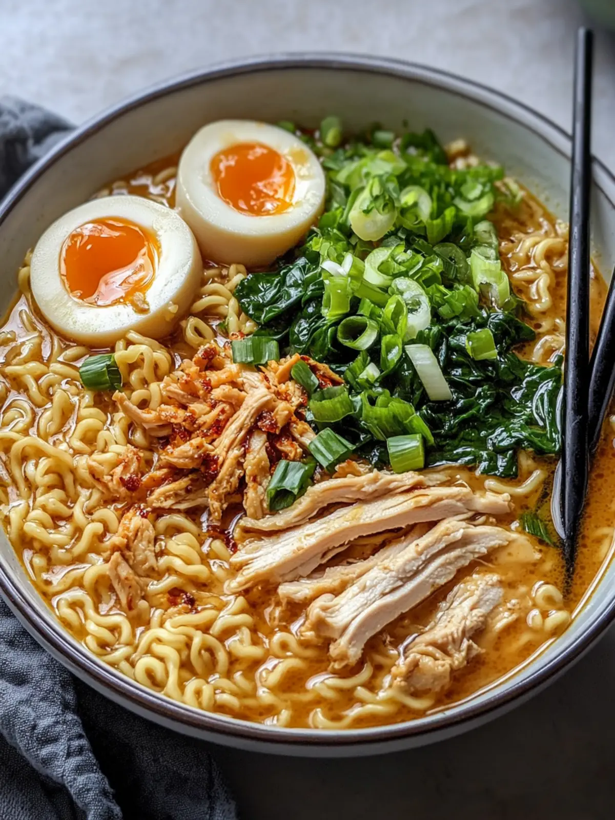 Creamy Sriracha Chicken Ramen for Your Cozy Weeknight Fix 5 Creamy Sriracha Chicken Ramen