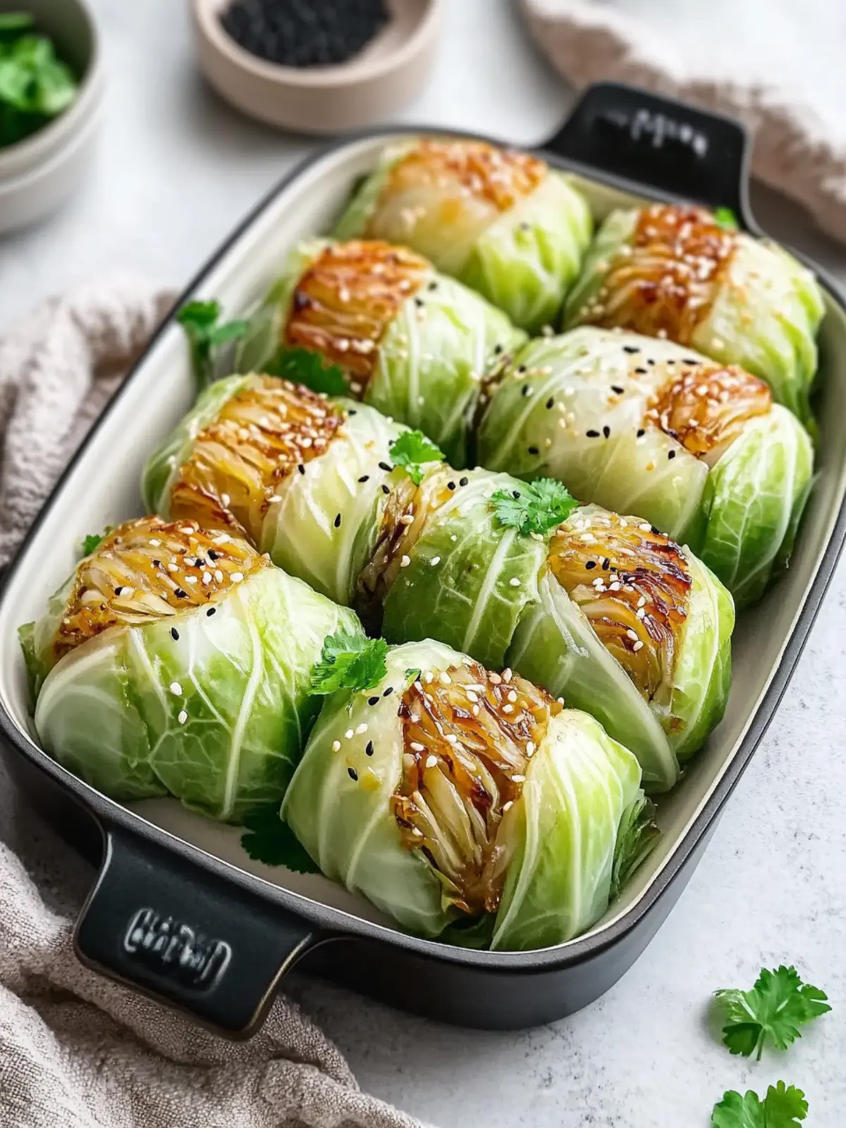 Savory Sesame Ginger Keto Cabbage Rolls You’ll Crave 3 Sesame Ginger Keto Cabbage Rolls