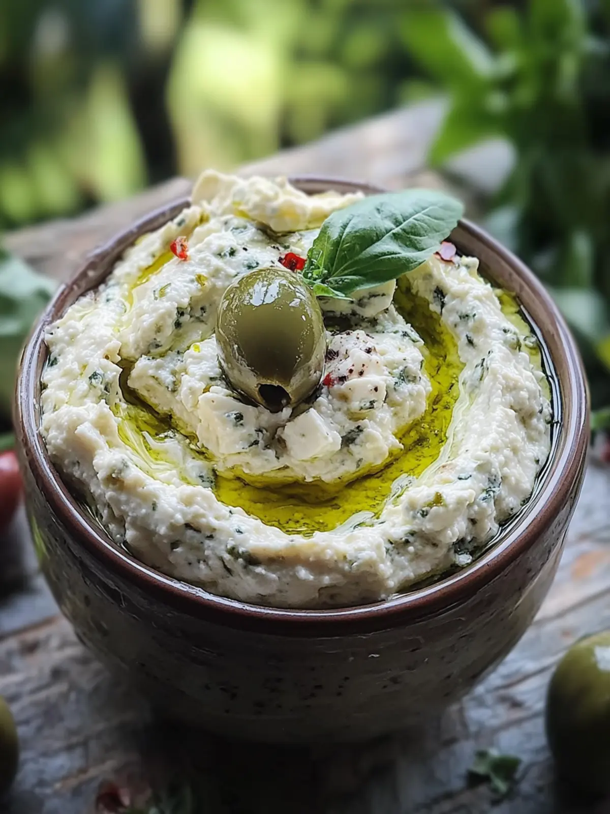 Creamy Feta & Green Olive Spread: Your New Favorite Dip 2 Creamy Feta & Green Olive Spread