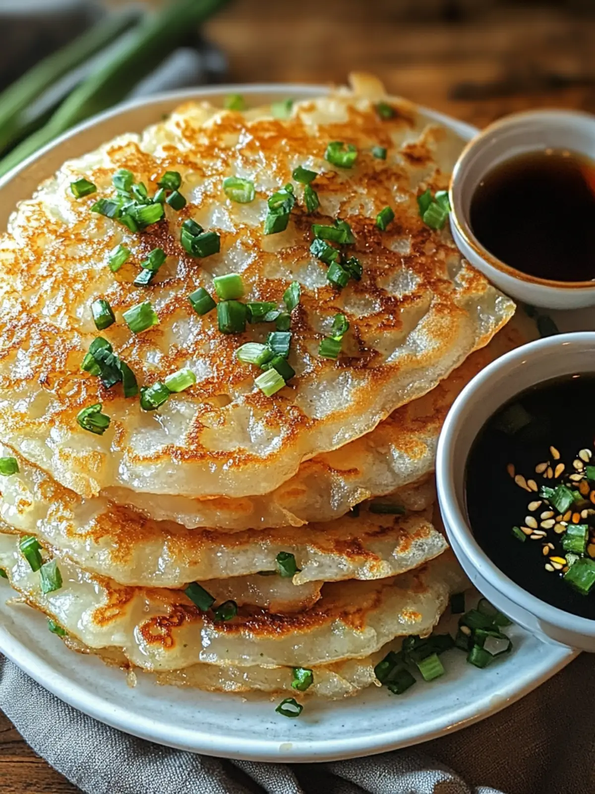 Crispy Rice Paper Scallion Pancakes You Can't Resist Making 5 Crispy Rice Paper Scallion Pancakes