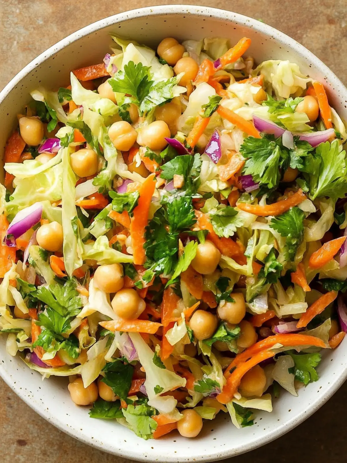 Cabbage Chickpea Salad: Zesty, Vegan & Ready in Minutes 2 Cabbage Chickpea Salad