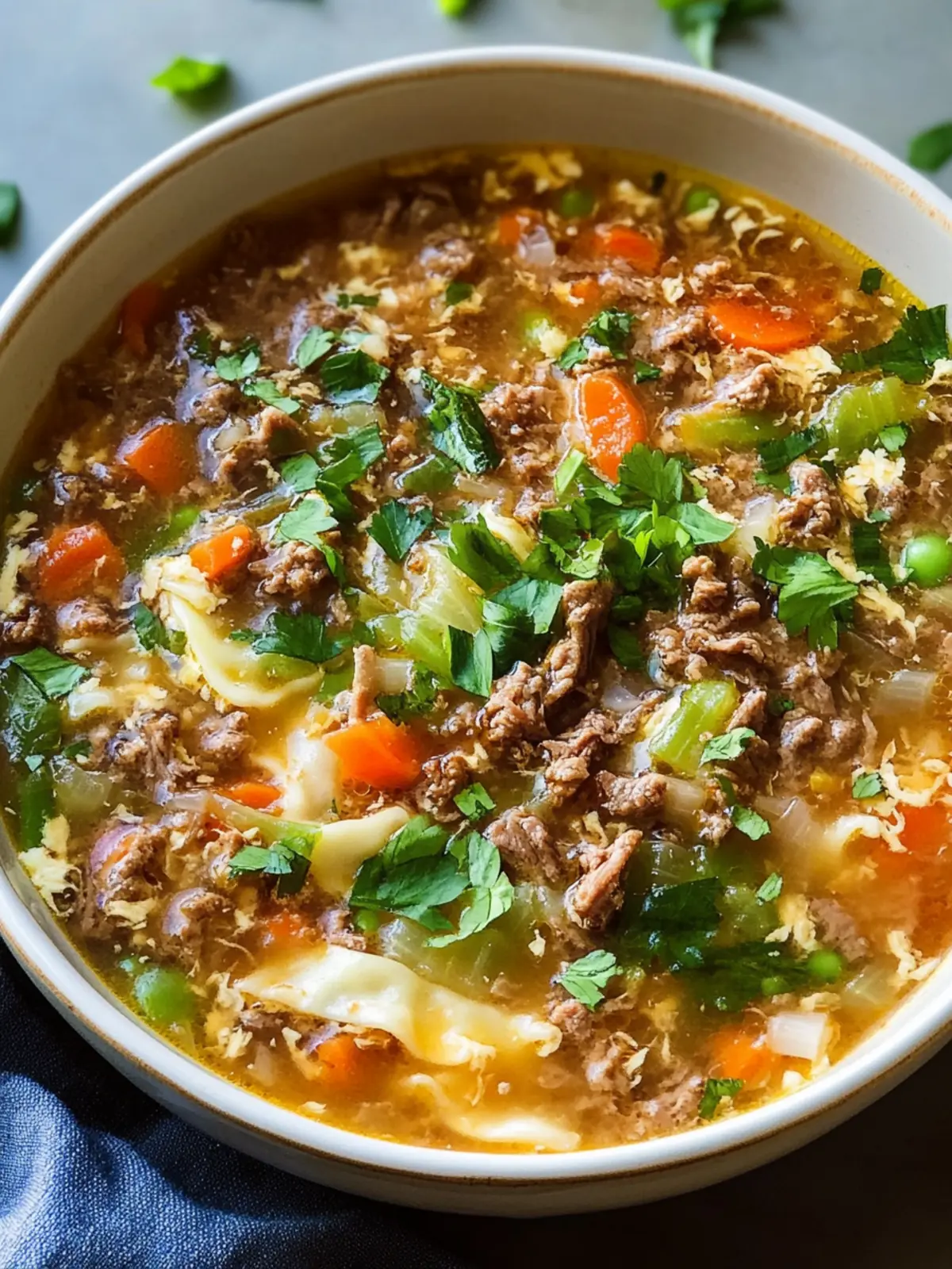 One-Pot Beef Egg Roll Soup: Cozy Comfort in Every Bowl 3 One-Pot Beef Egg Roll Soup