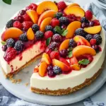 Irresistible Summer Berry and Peach Cheesecake Recipe 8 Summer Berry and Peach Cheesecake