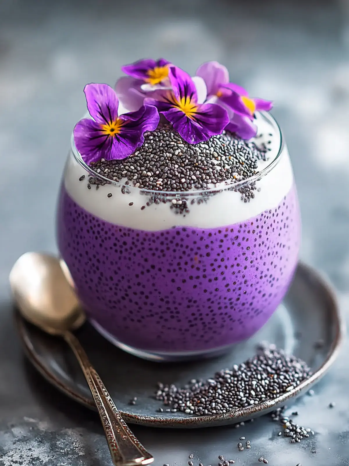 Delight in Ube & Coconut Chia Pudding Parfait in Just 10 Minutes 4 Ube & Coconut Chia Pudding Parfait