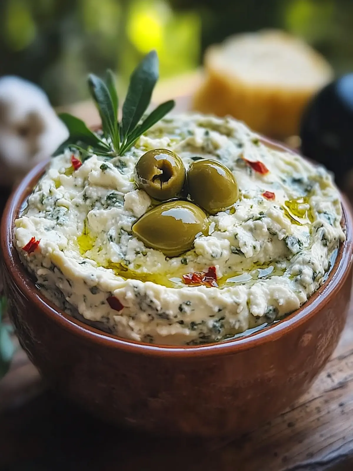 Creamy Feta & Green Olive Spread: Your New Favorite Dip 3 Creamy Feta & Green Olive Spread