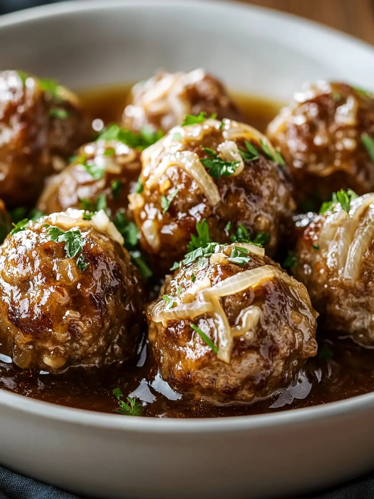 Crock Pot French Onion Meatballs: Savory Comfort Made Easy 5 Crock Pot French Onion Meatballs