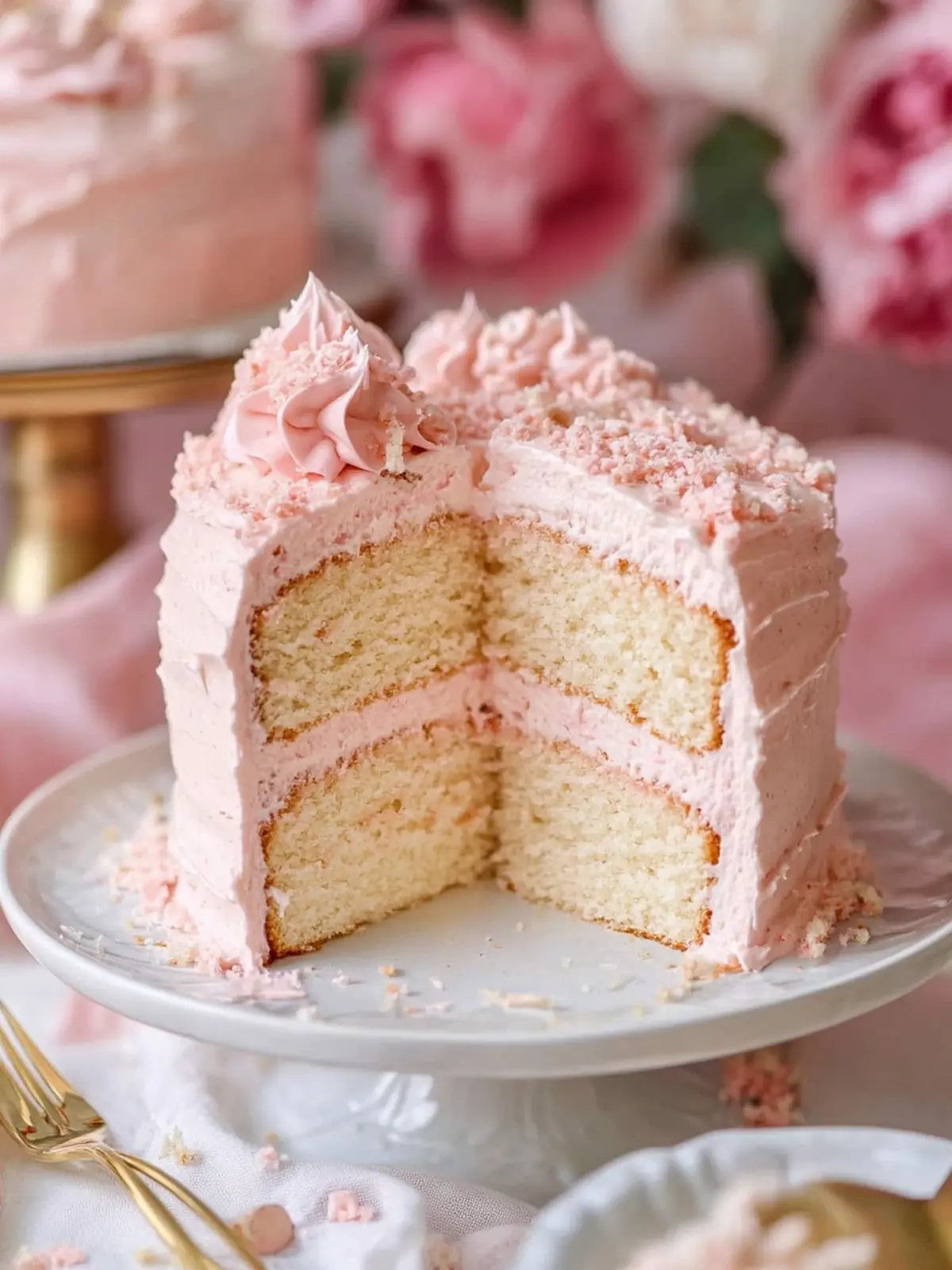 Delightful Pink Champagne Cake to Celebrate Every Moment 2 Pink Champagne Cake