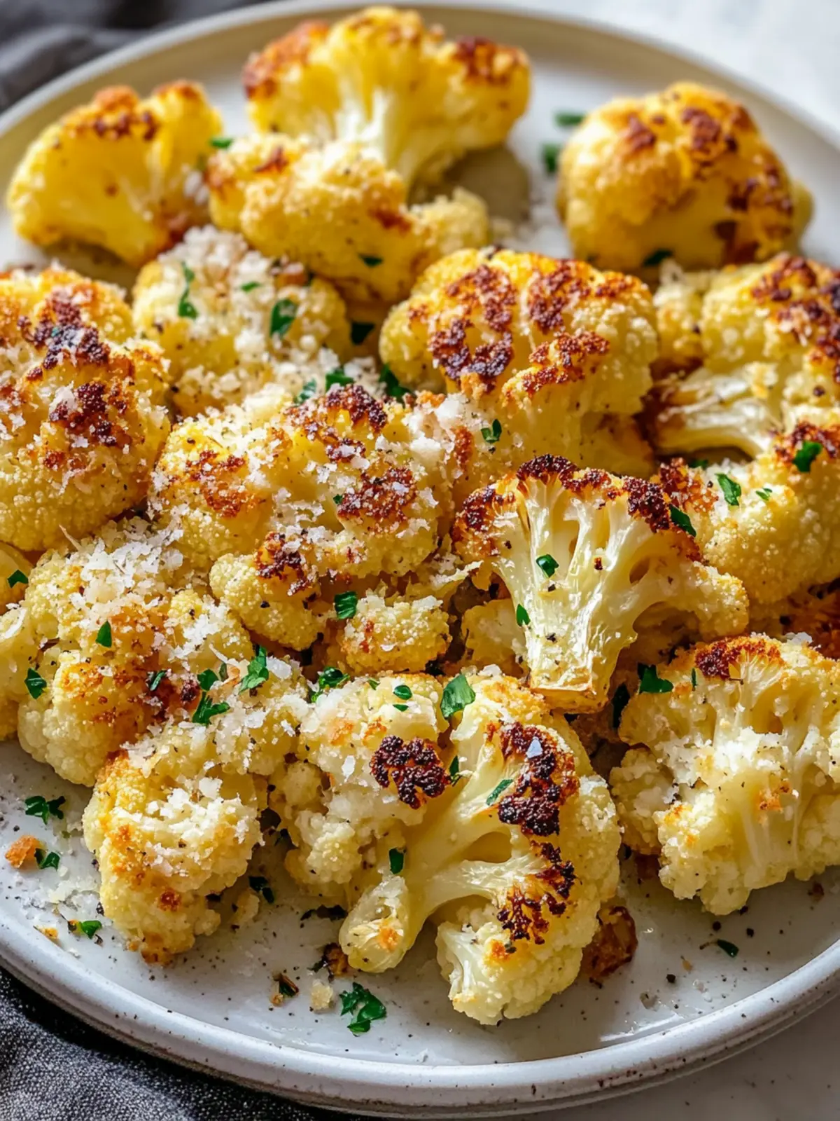 Garlic Parmesan Roasted Cauliflower: Your New Favorite Side Dish 4 Garlic Parmesan Roasted Cauliflower