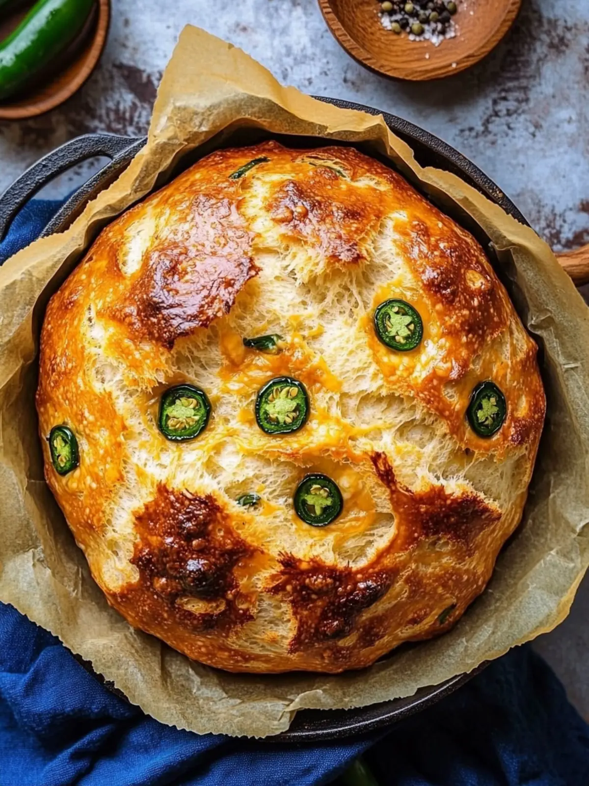 Spicy Jalapeno Cheddar Dutch Oven Bread You Can't Resist 5 Jalapeno Cheddar Dutch Oven Bread