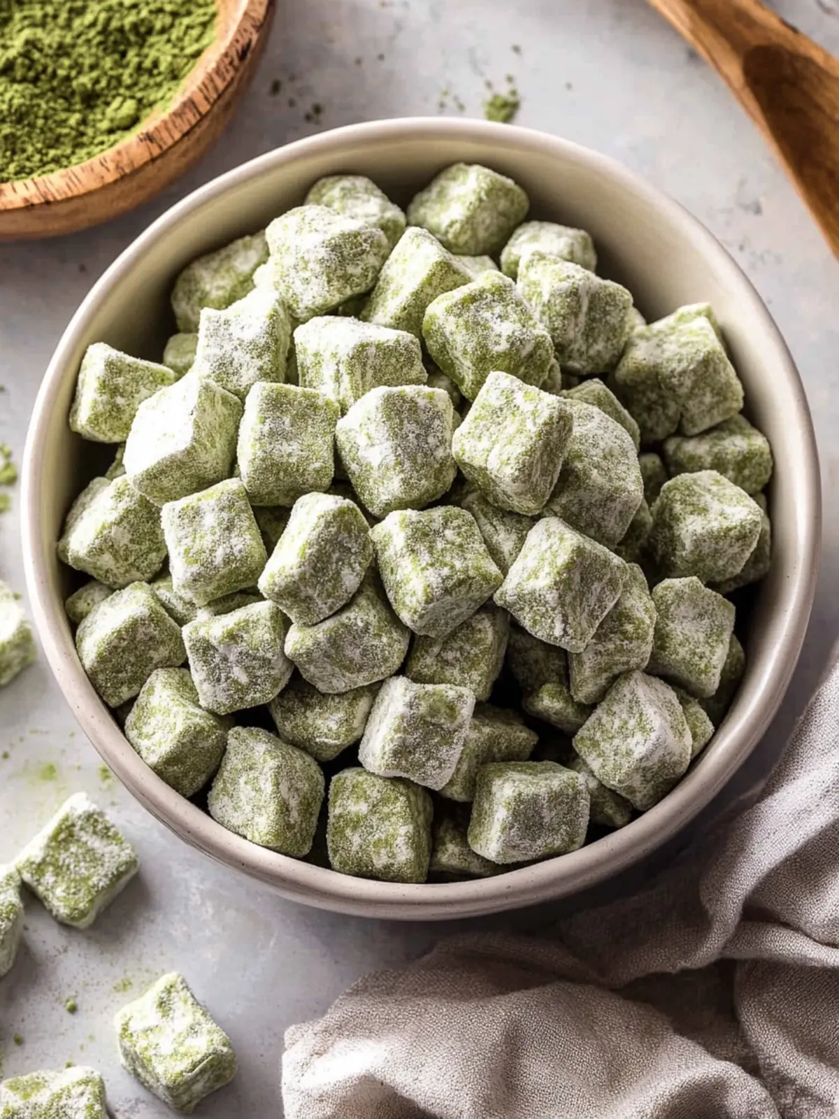 Delicious Matcha Puppy Chow: A Fun 6-Ingredient Snack 5 Matcha Puppy Chow