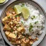 Crispy Peanut Tofu with Coconut Rice That Will WOW You 5 Peanut Tofu with Coconut Rice