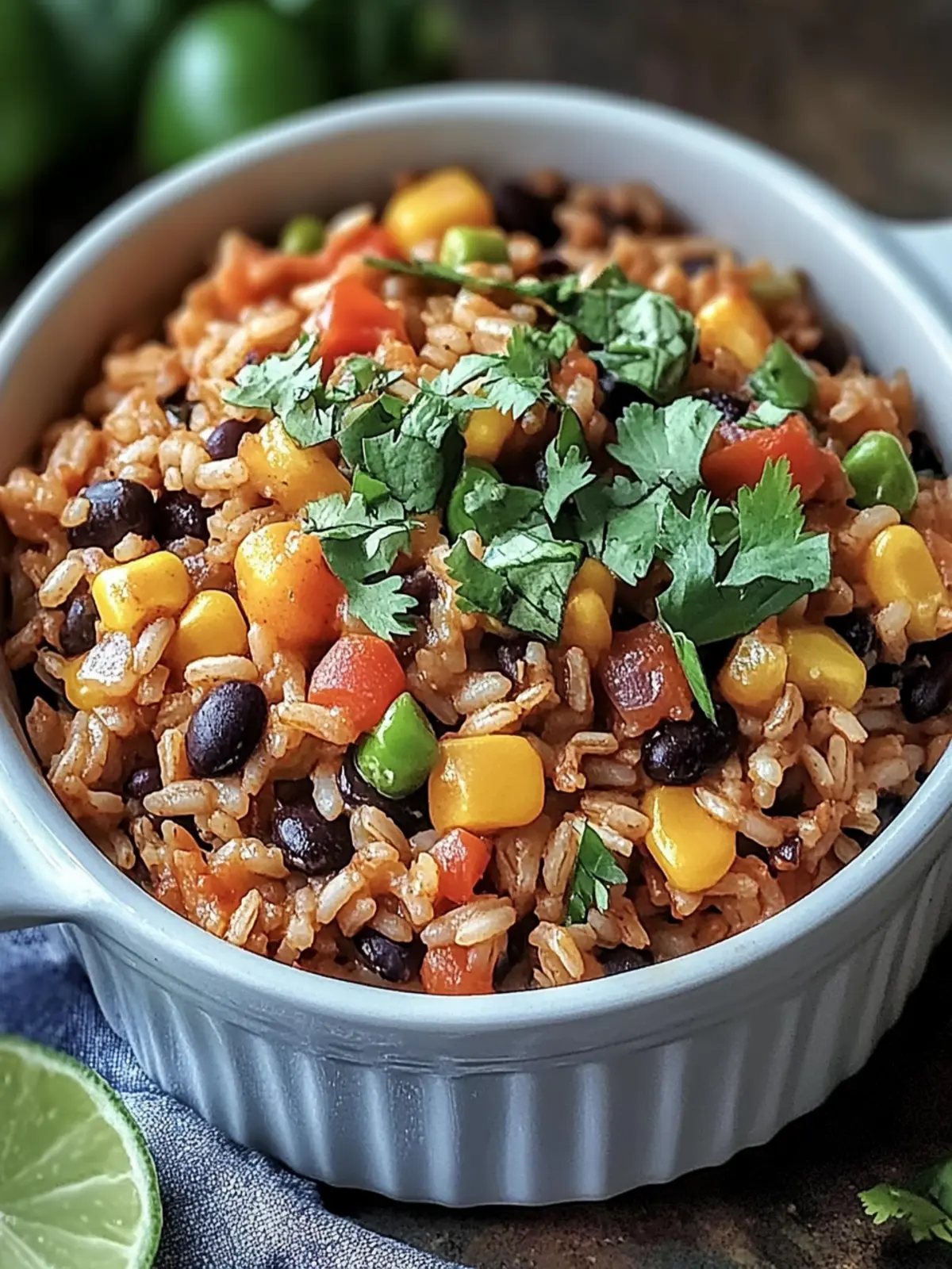 Hearty Brown Rice and Black Bean Casserole for Ultimate Comfort 4 Hearty Brown Rice and Black Bean Casserole