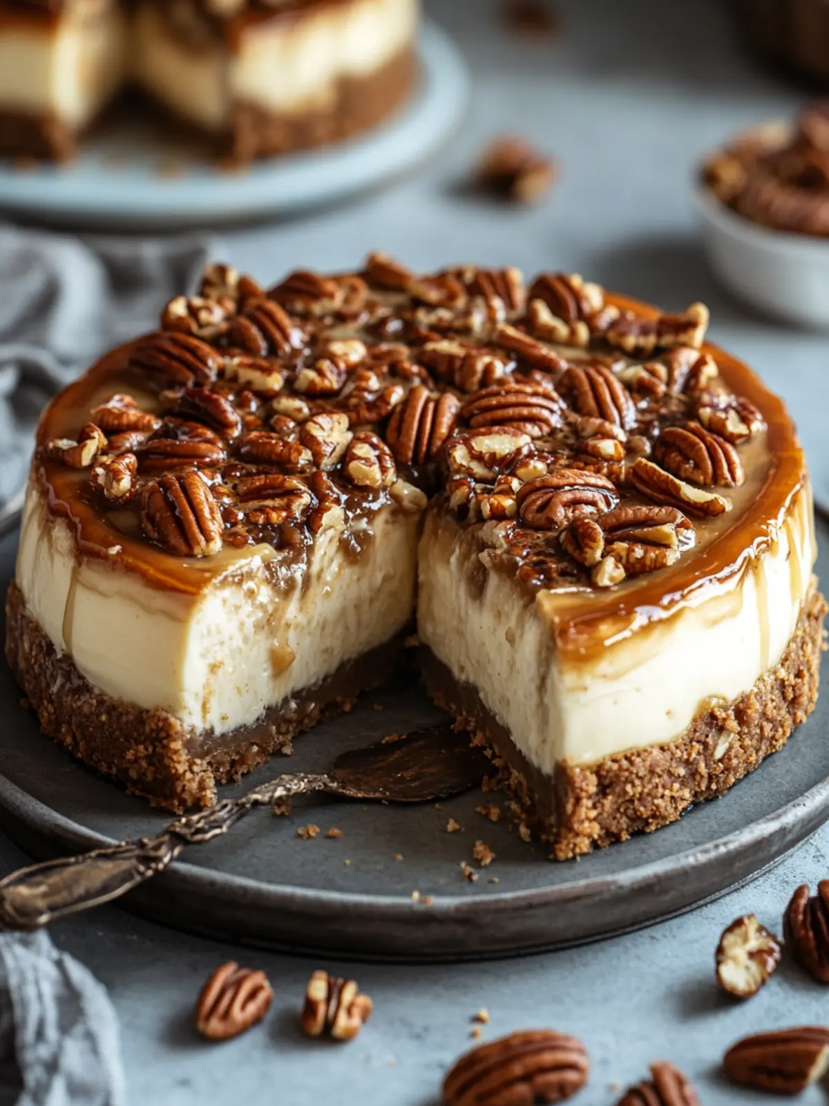 Irresistible Pecan Pie Cheesecake for Your Next Celebration 5 Pecan Pie Cheesecake