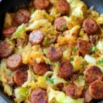 Delicious Easy Sausage & Cabbage Dinner Skillet Ready in 15 Mins 9 Easy Sausage & Cabbage Dinner Skillet