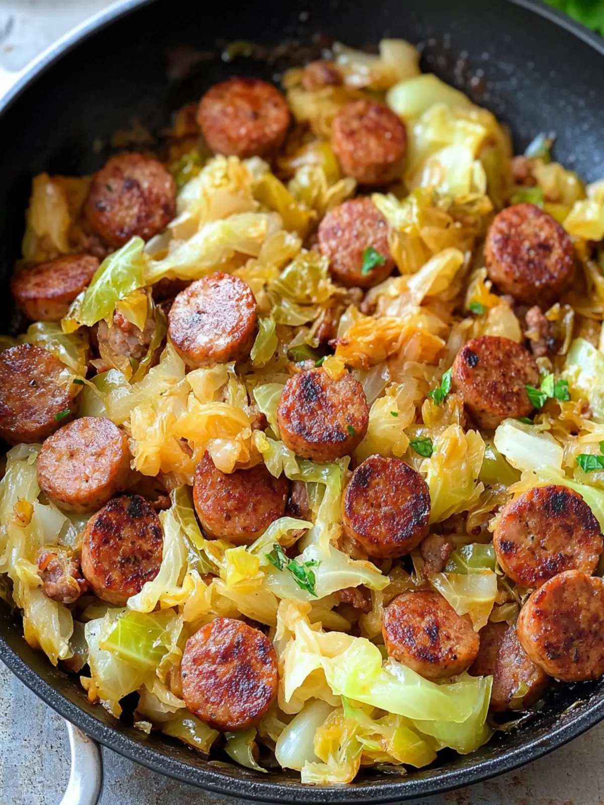 Delicious Easy Sausage & Cabbage Dinner Skillet Ready in 15 Mins 5 Easy Sausage & Cabbage Dinner Skillet