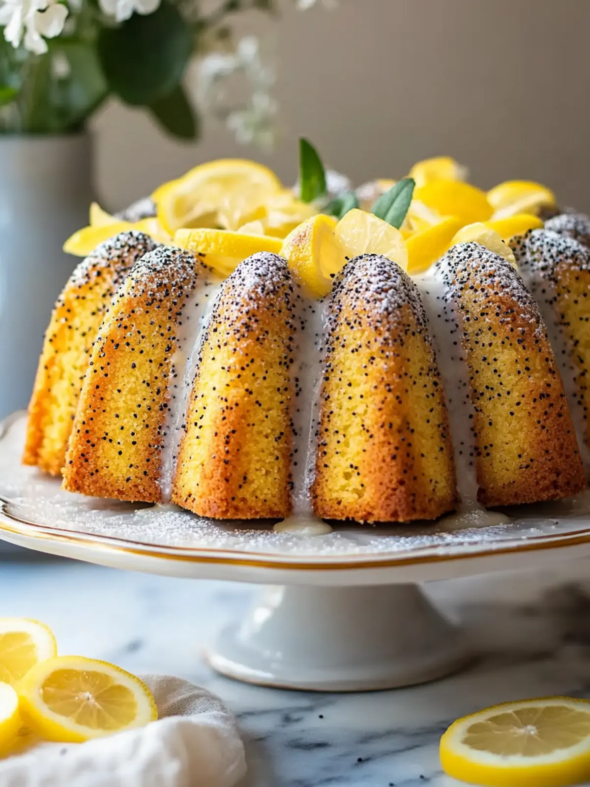 Zesty Lemon Poppy Seed Bundt Cake That'll Brighten Your Day 3 Lemon Poppy Seed Bundt Cake