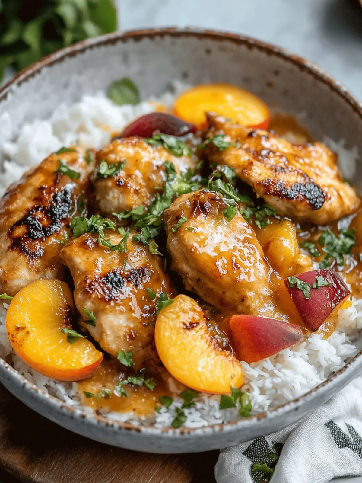 Coconut Peach Chicken: A Tropical Summer Delight in 30 Minutes 4 Coconut Peach Chicken