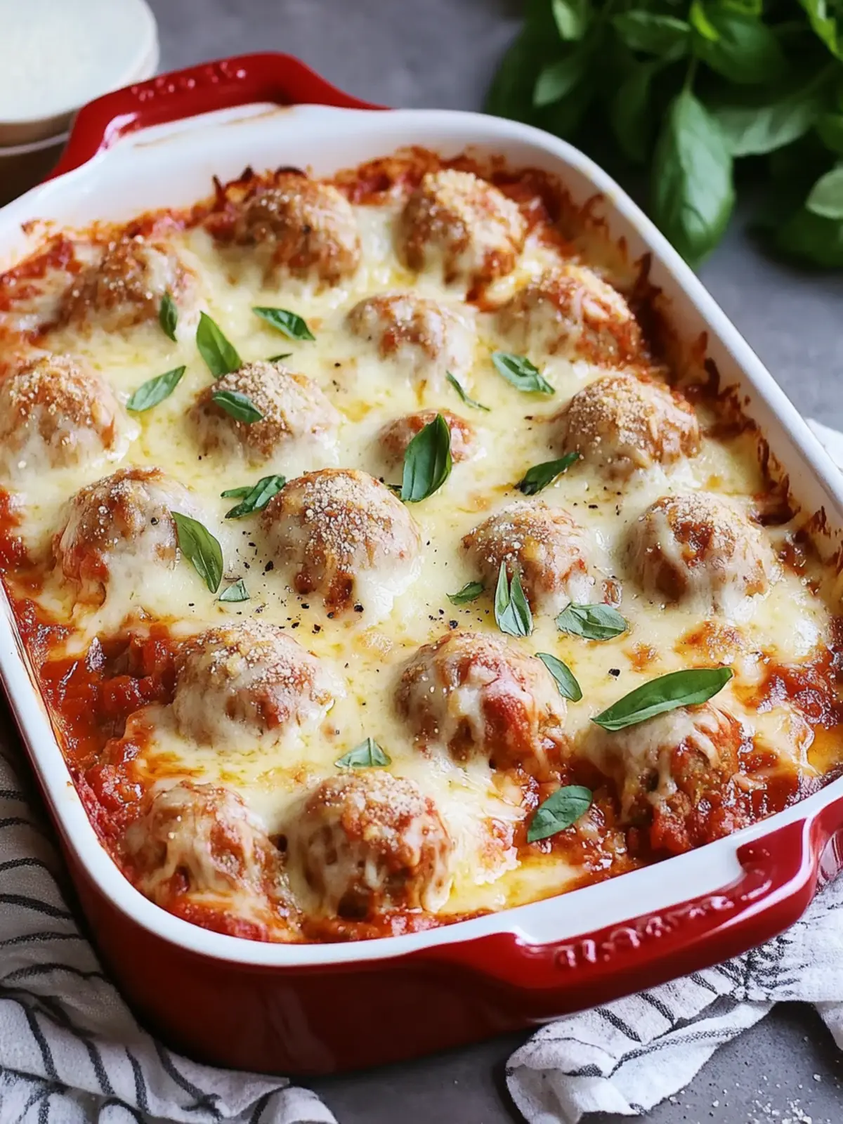 Savory Meatball Parmesan Casserole for Easy Weeknight Dinners 5 Meatball Parmesan Casserole