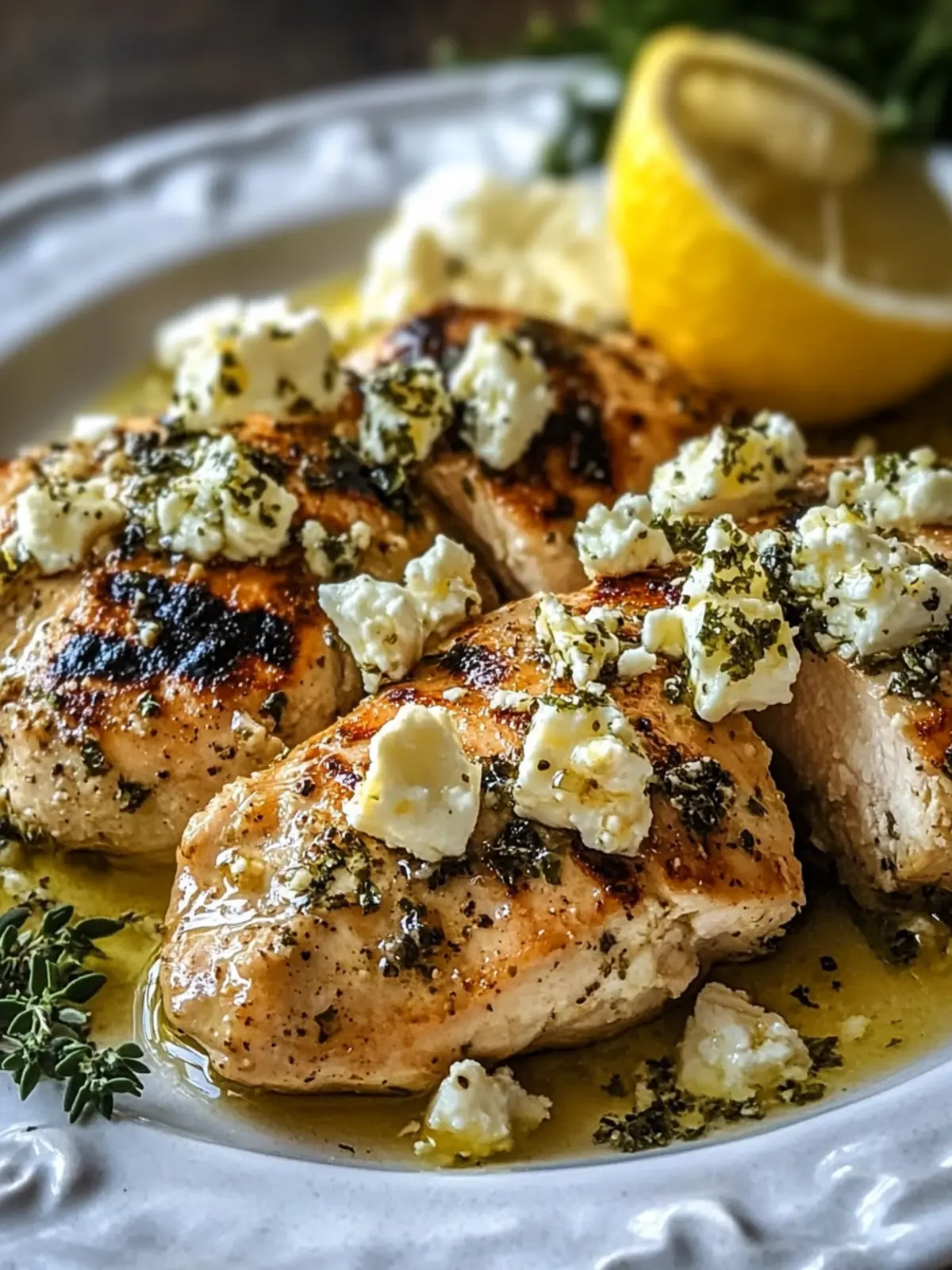 Zesty Greek Chicken with Lemon and Feta for Dinner Bliss 3 Greek Chicken with Lemon and Feta