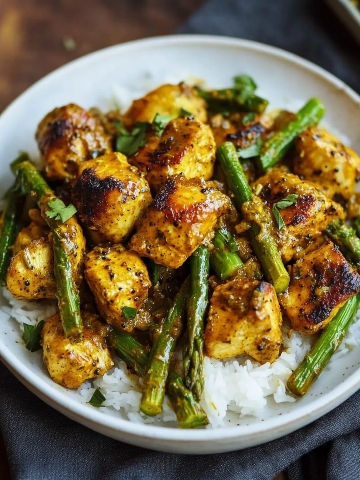 Savor 30-Minute Turmeric Black Pepper Chicken with Asparagus 2 Turmeric Black Pepper Chicken with Asparagus