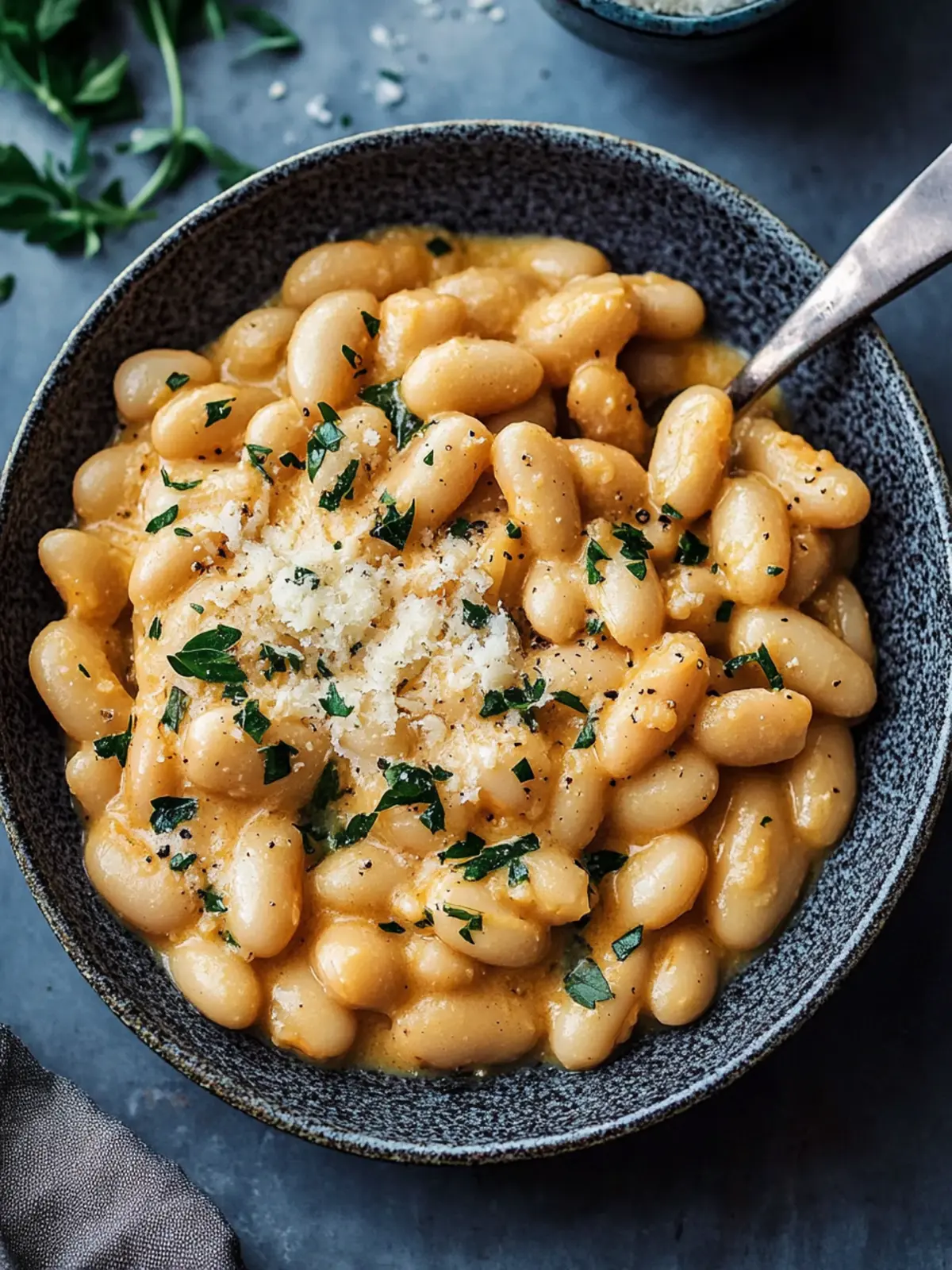 Garlic Parmesan Butter Beans: A Quick Comfort Food Delight 3 Garlic Parmesan Butter Beans