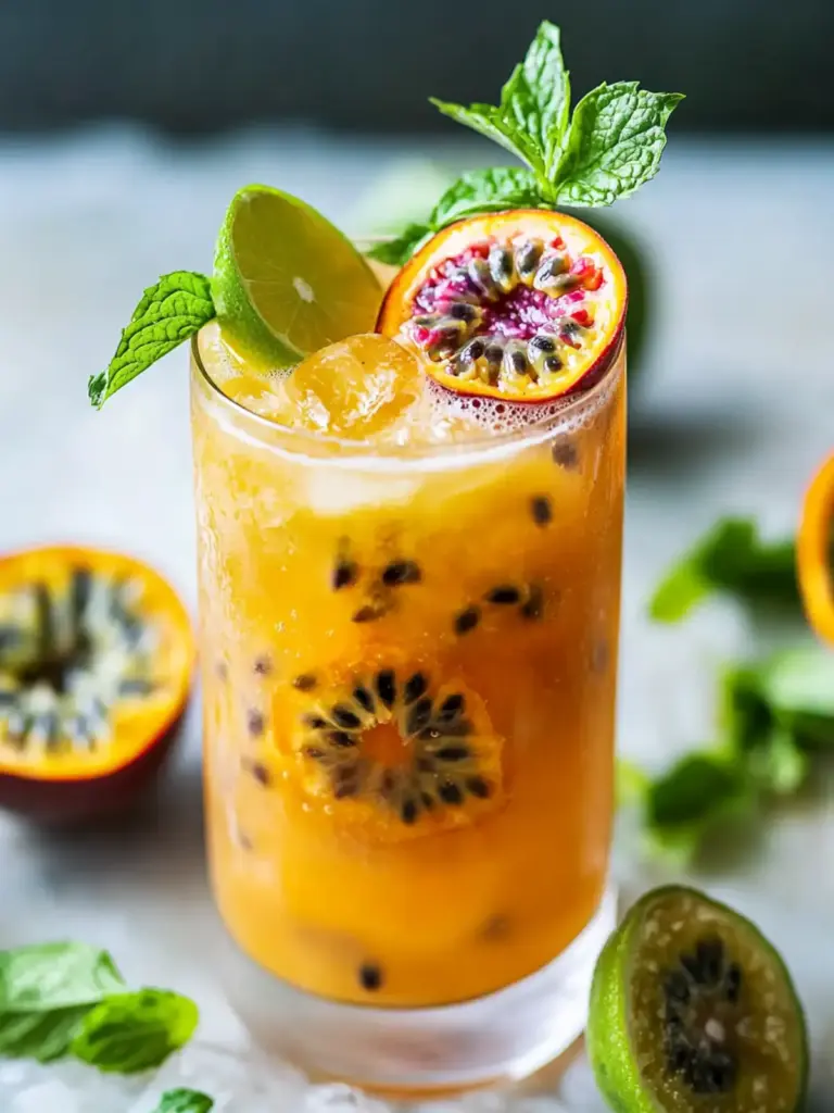Passionfruit Mocktail Drink