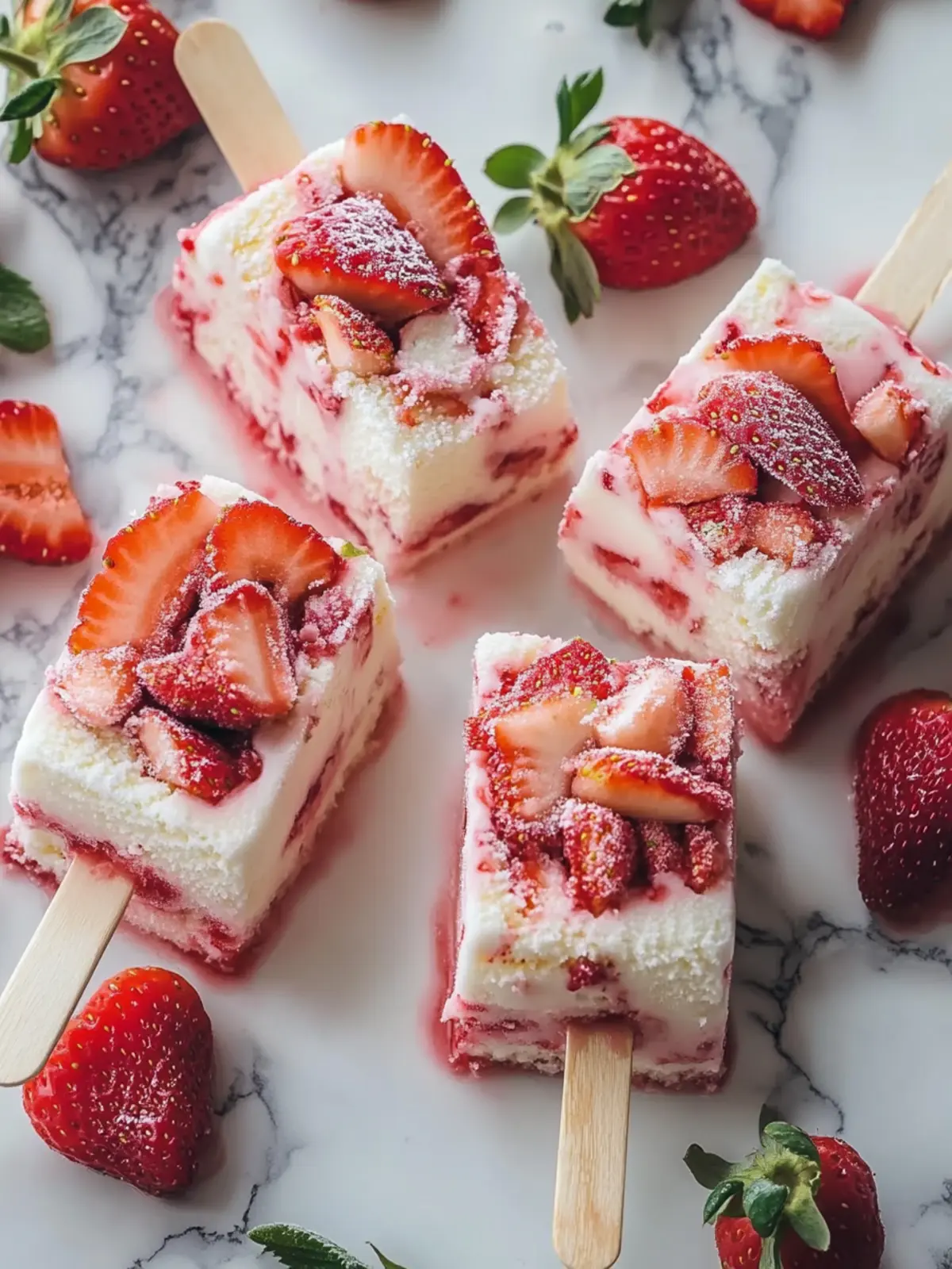 Irresistible Strawberry Shortcake Ice Cream Bars You’ll Love 2 Strawberry Shortcake Ice Cream Bars