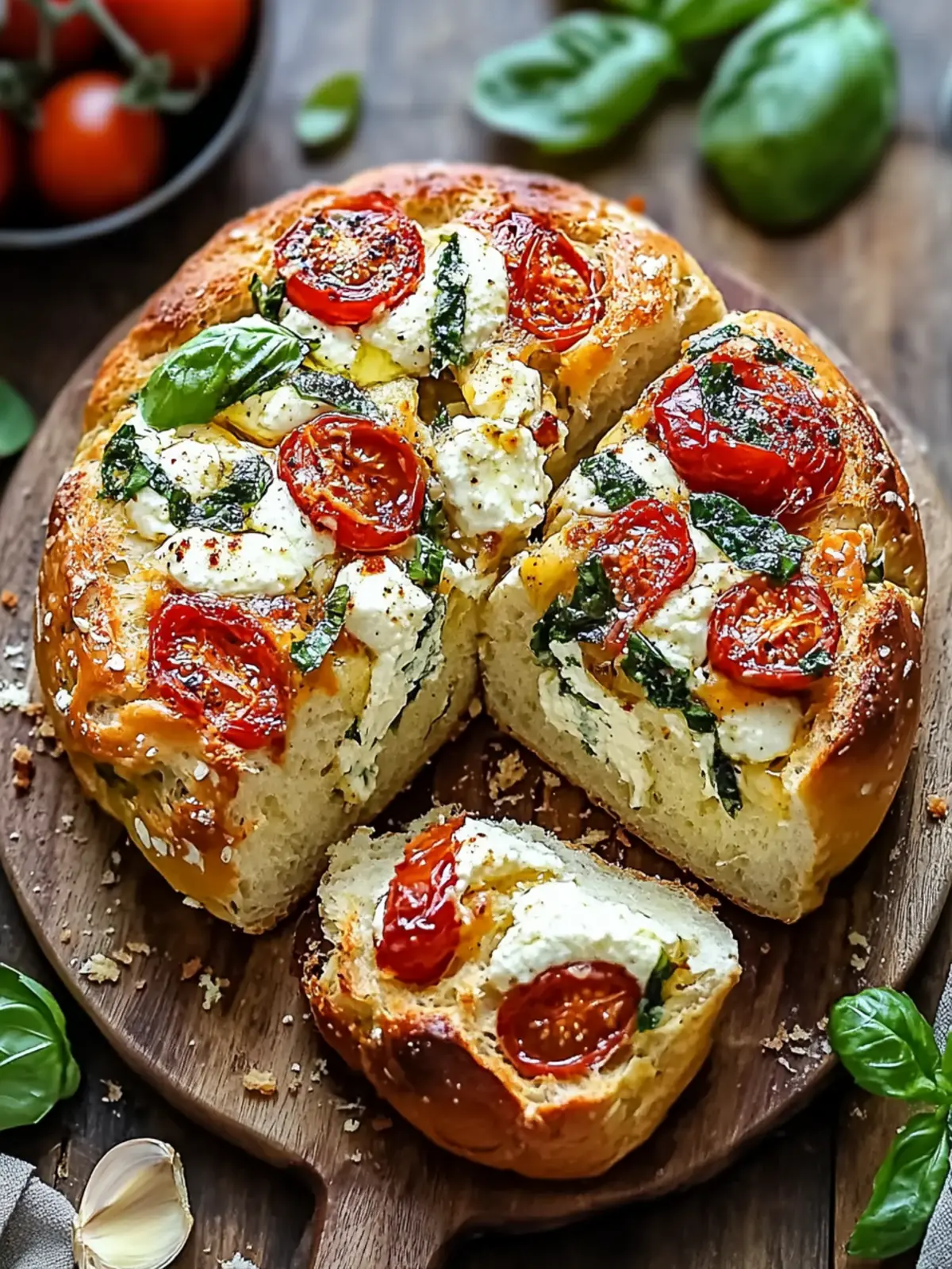 Savory Caprese Bread: Quick, No-Yeast Italian Bliss 4 Caprese Bread