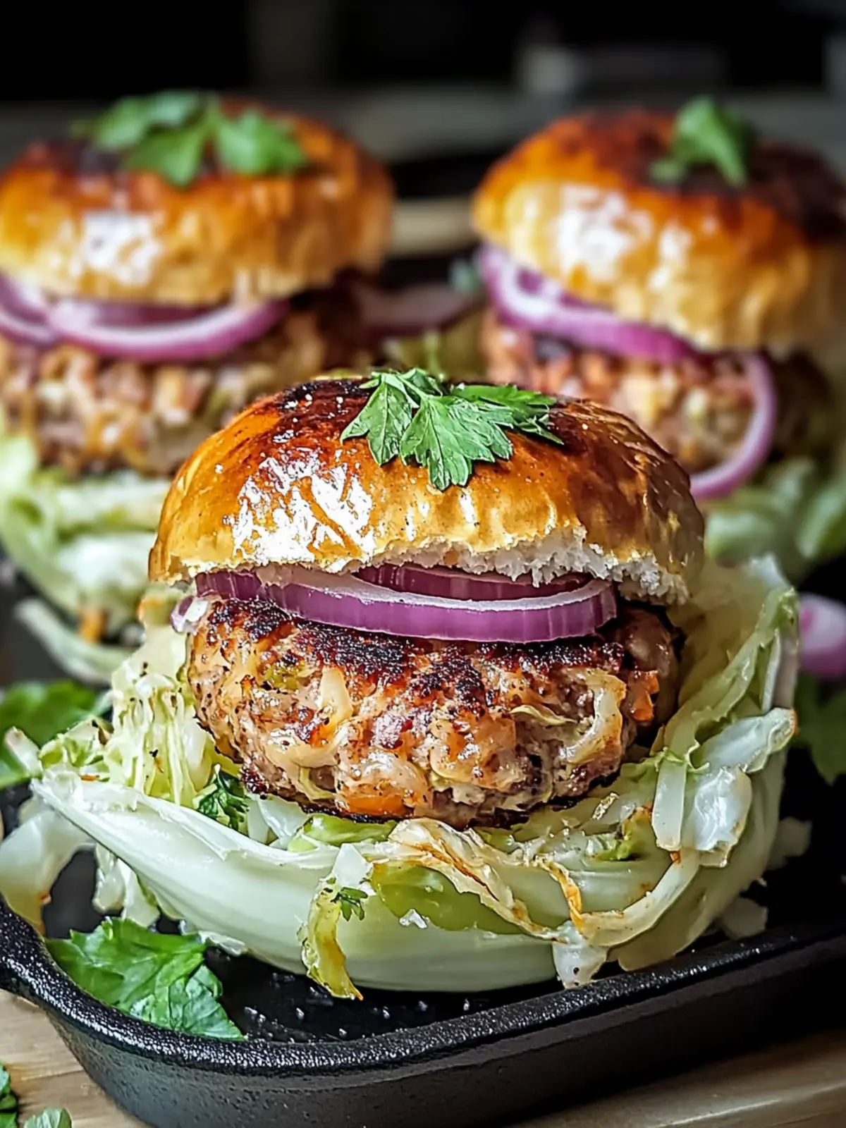 Oven-Baked Cabbage Burgers for a Guilt-Free Feast 5 Oven-Baked Cabbage Burgers