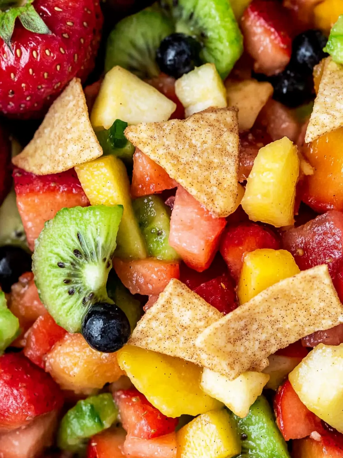 Fruit Salsa with Cinnamon Chips: A Summer Delight to Share 5 Fruit Salsa with Cinnamon Chips
