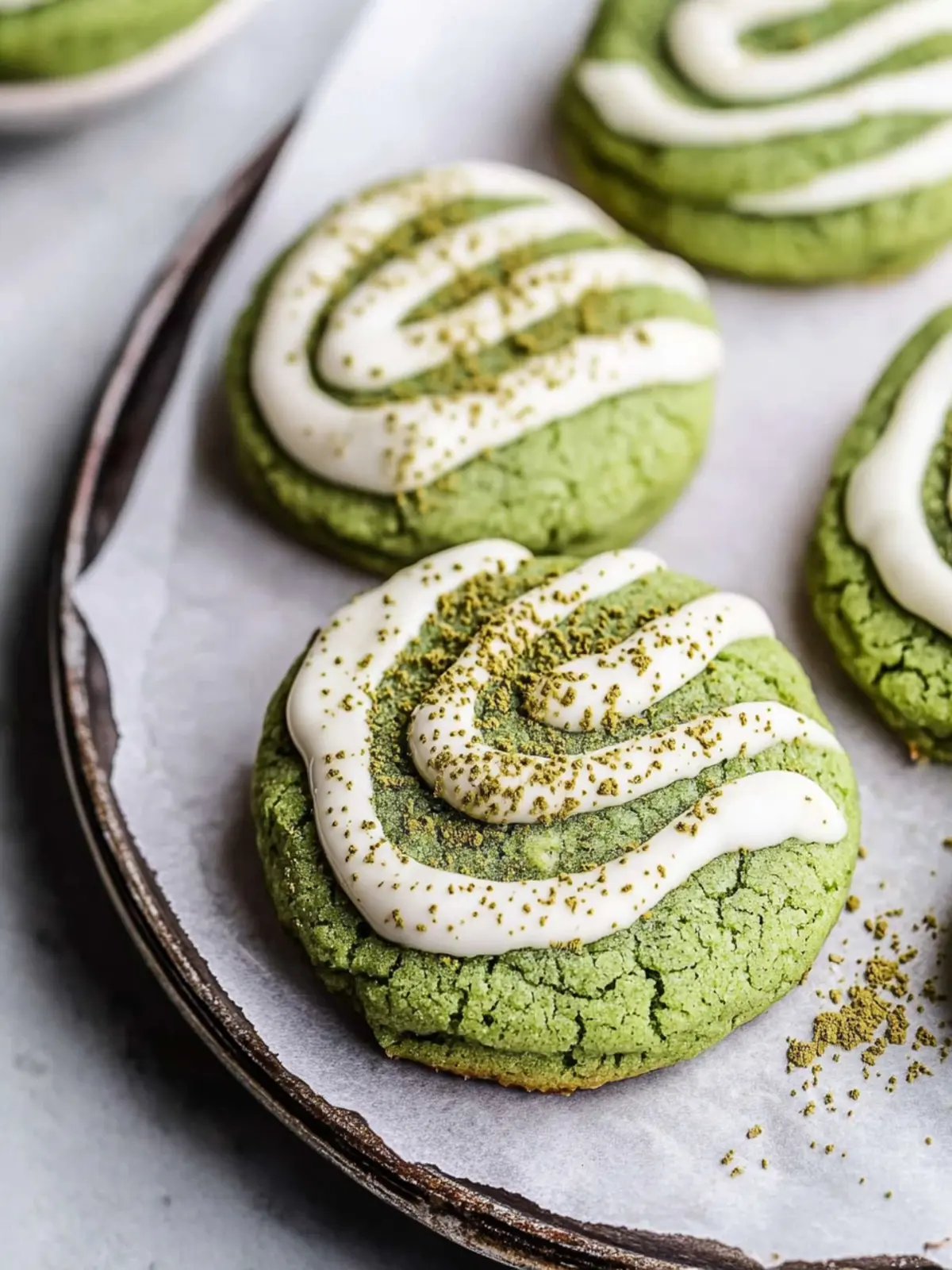 Irresistibly Soft Matcha Latte Cookies with Creamy Topping 5 Matcha Latte Cookies