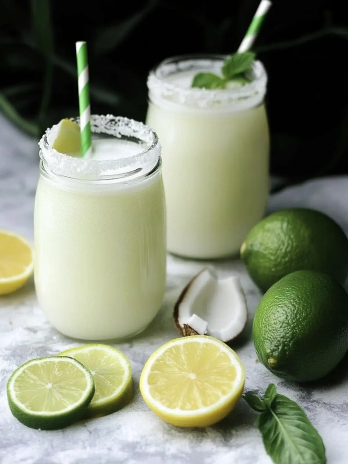 Deliciously Creamy Brazilian Lemonade with Coconut Recipe 3 Brazilian Lemonade with Coconut