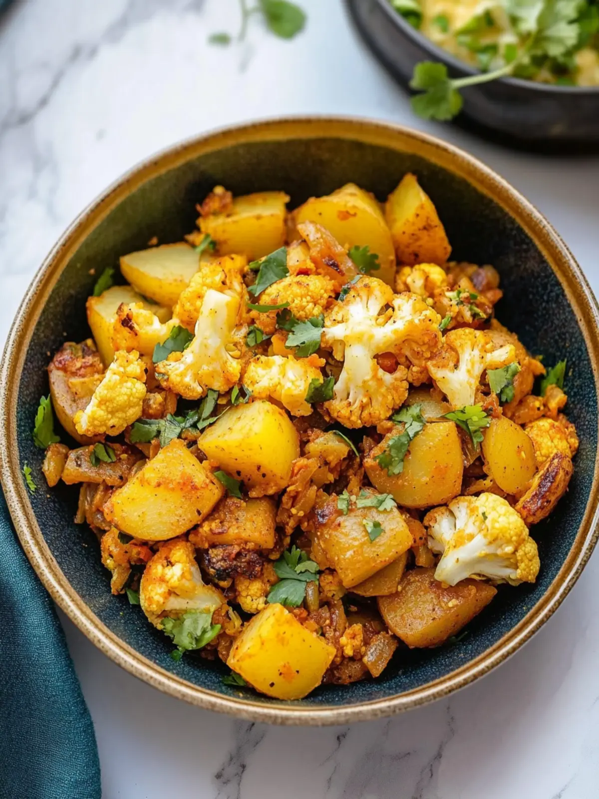 Delicious Indian Potato and Cauliflower Stir Fry Recipe 4 Indian Potato and Cauliflower Stir Fry