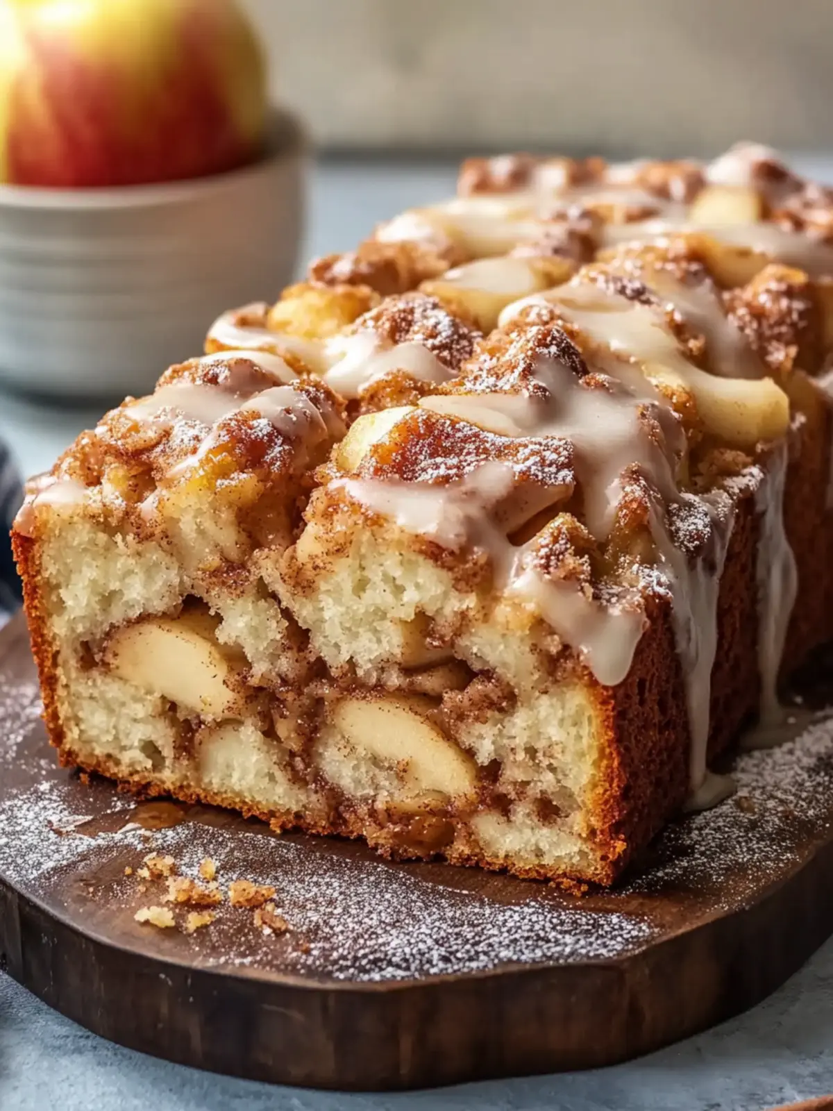 Cinnamon Apple Fritter Bread Loaf for Cozy Mornings at Home 5 Cinnamon Apple Fritter Bread Loaf